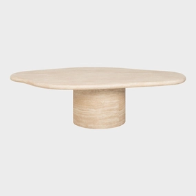 Franklin - 130cm Coffee Table In Faux Travertineoutdoor coffee table for patio or lounge