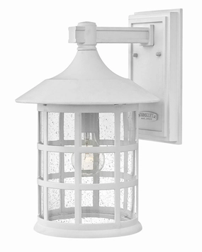 Freeport Coastal Elements LED Outdoor Lantern Textured WhiteOutdoor wall sconces with motion sensor