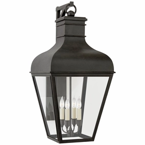 Fremont Four Light Wall Lantern French RustOutdoor wall sconces with motion sensor