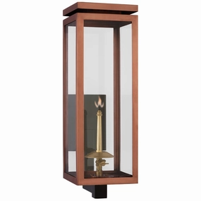 Fresno Gas Gas Wall Lantern Soft CopperOutdoor wall sconces with motion sensor