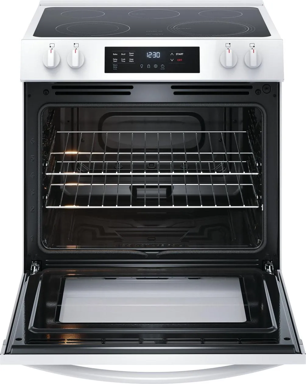 Frigidaire FCFE3062AW Frigidaire 30" Front Control Electric Range