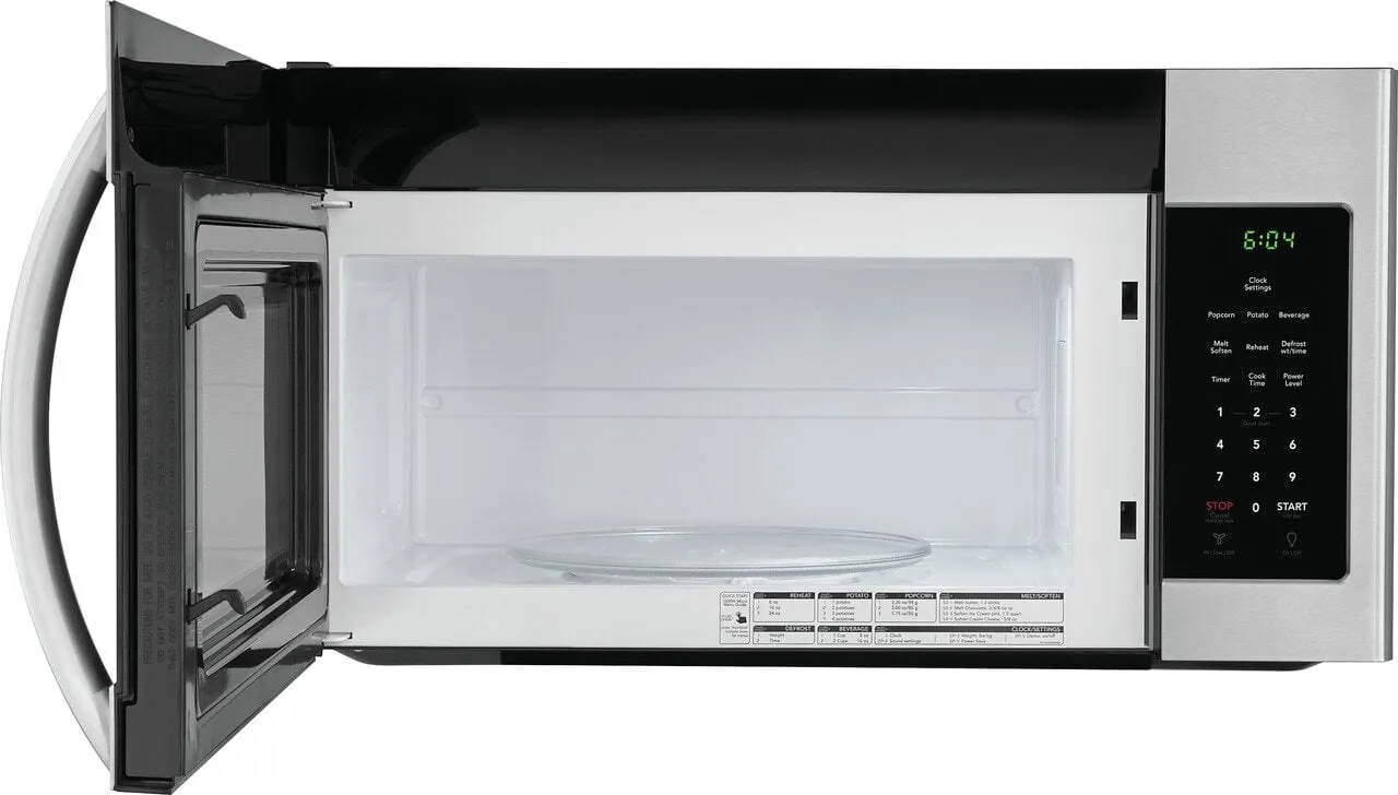 Frigidaire FFMV1645TS Frigidaire 1.6 Cu. Ft. Over-The-Range Microwave