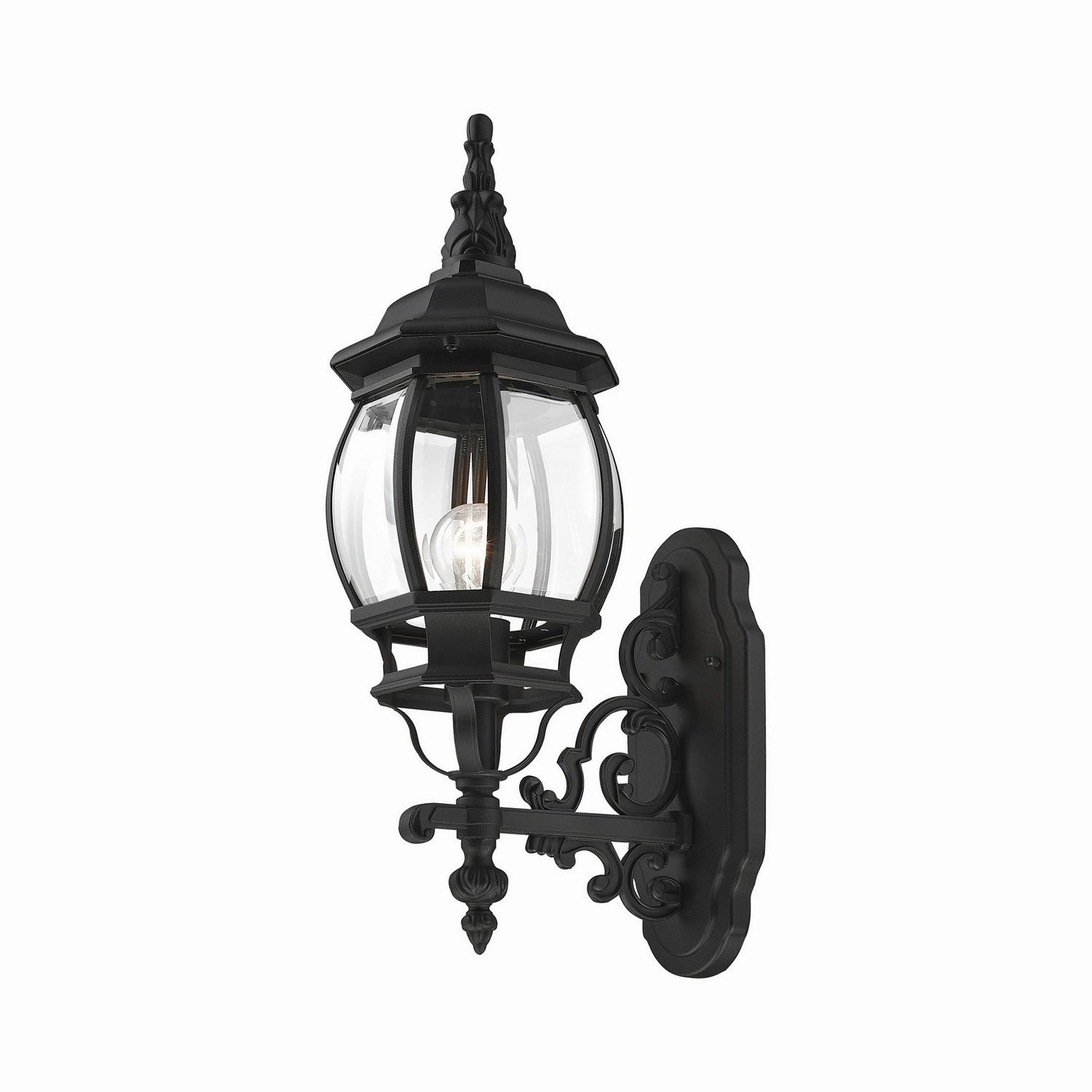 Frontenac One Light Outdoor Wall Lantern Textured Black