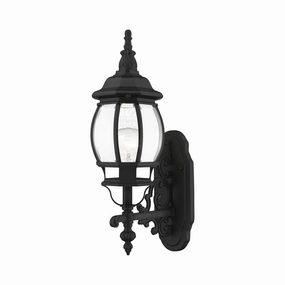 Frontenac One Light Outdoor Wall Lantern Textured BlackOutdoor wall sconces with motion sensor
