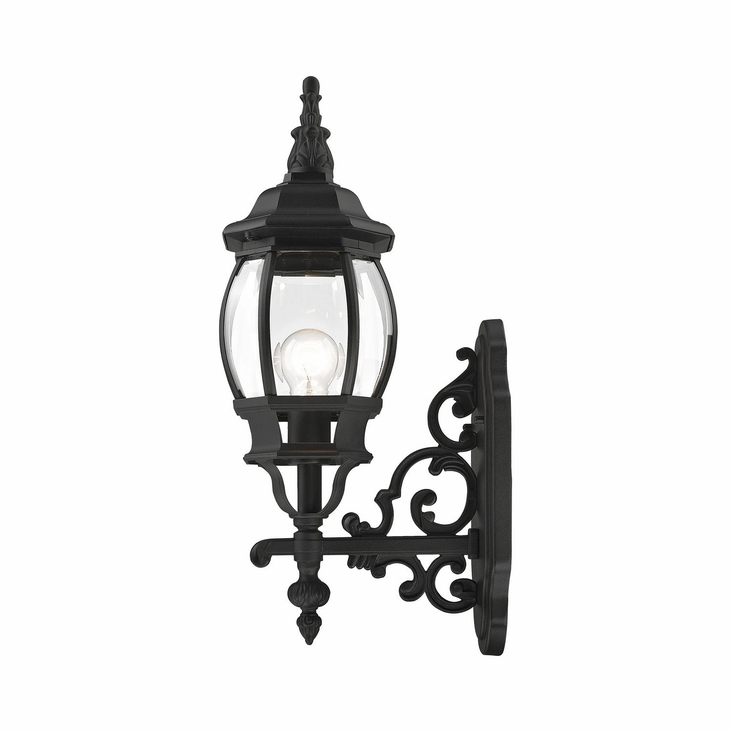 Frontenac One Light Outdoor Wall Lantern Textured Black