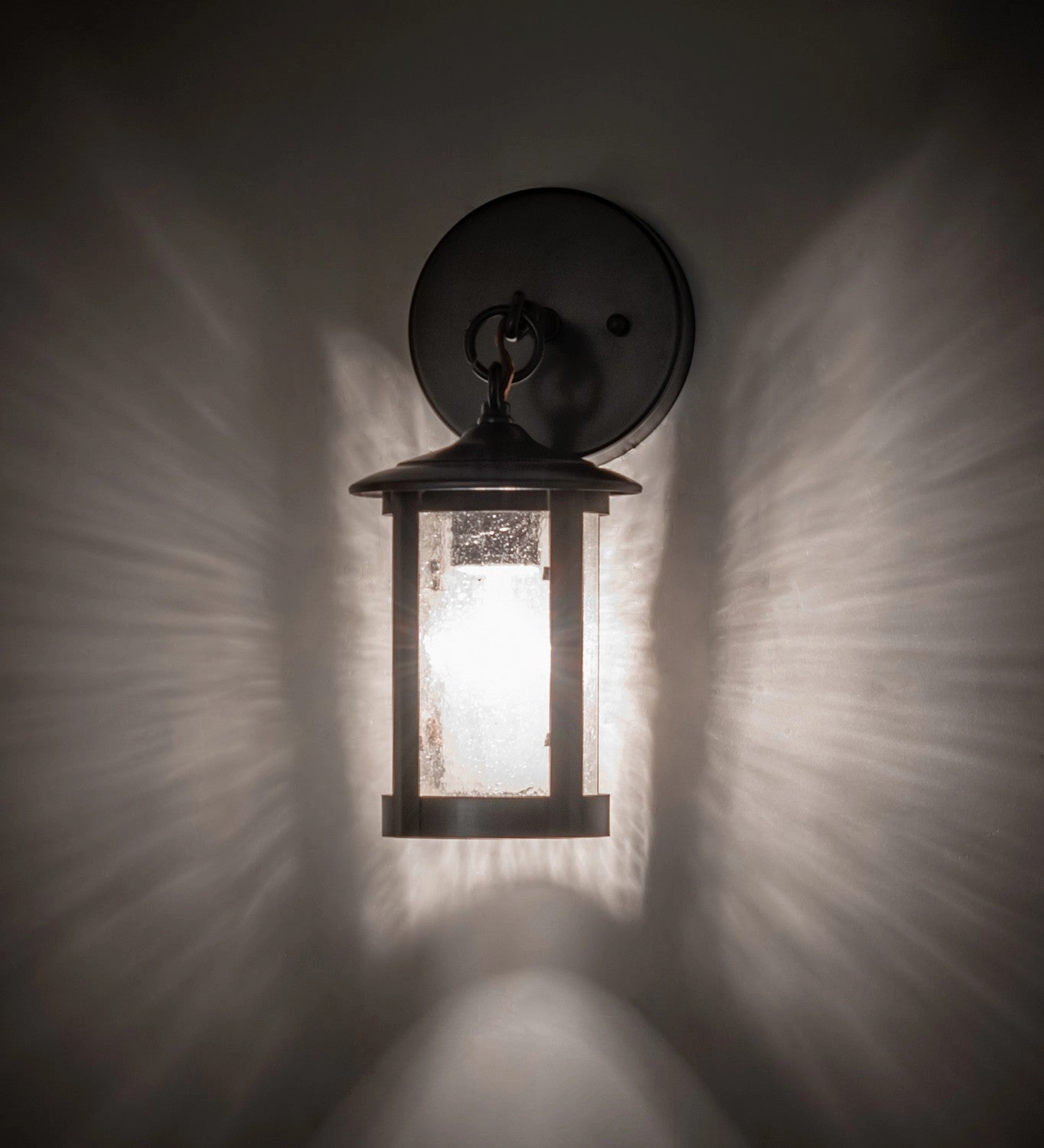 Fulton LED Wall Sconce Craftsman Brown
