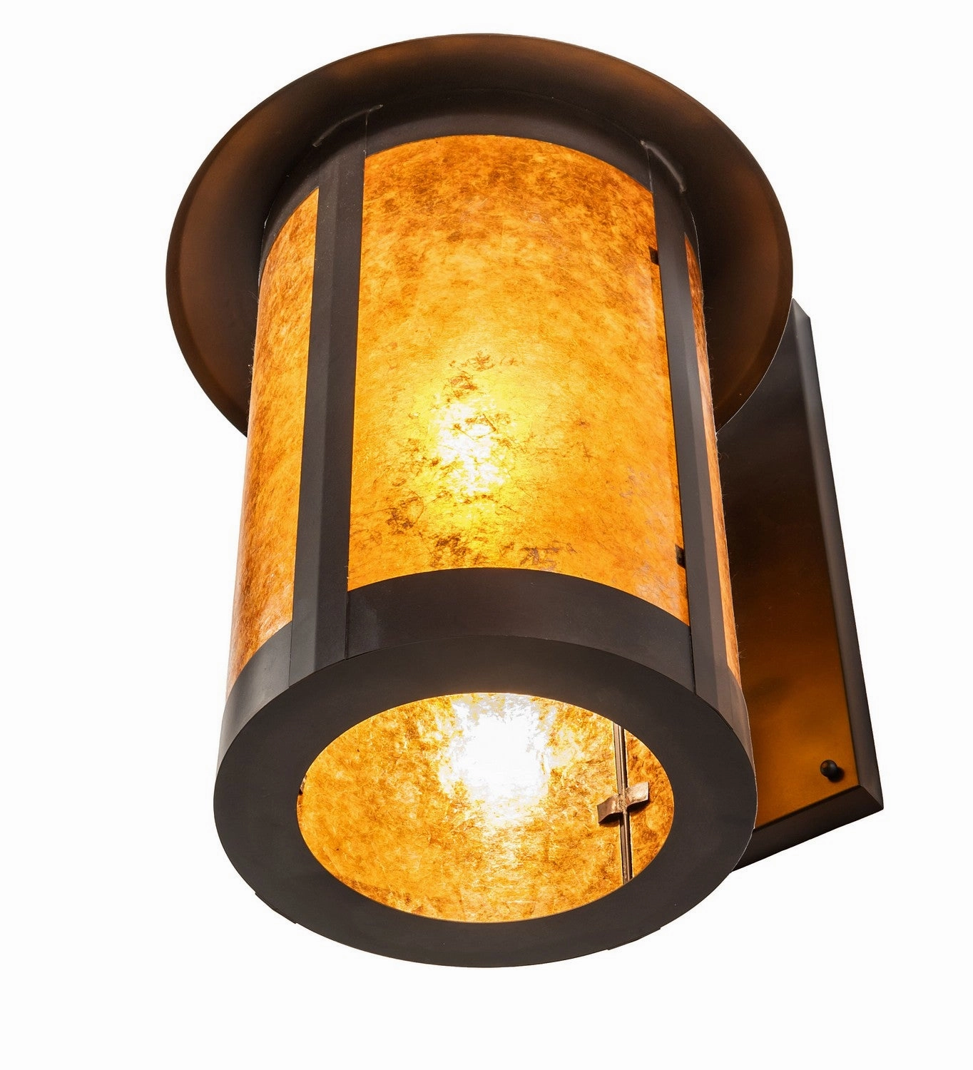 Fulton One Light Wall Sconce Craftsman Brown