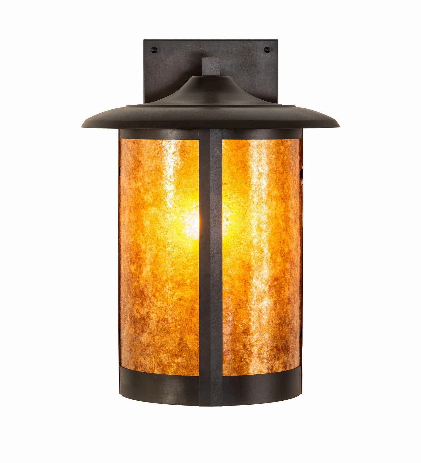 Fulton One Light Wall Sconce Craftsman Brown
