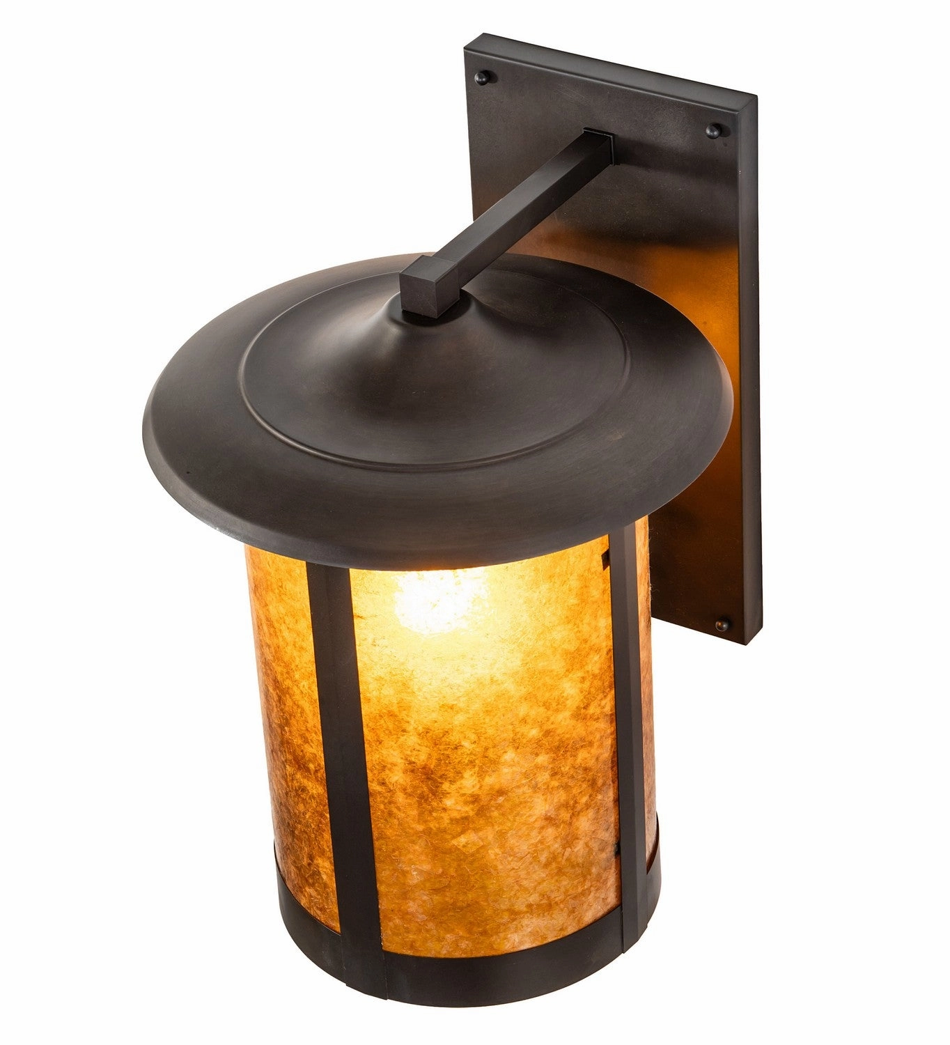 Fulton One Light Wall Sconce Craftsman Brown