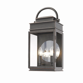 Fulton Two Light Outdoor Wall Mount Oil Rubbed BronzeOutdoor wall sconces with motion sensor