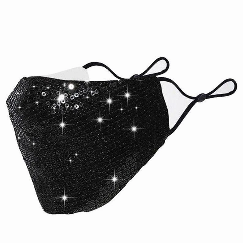 Funky Rico Sequin Face Mask Hot Offer Frenzy