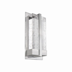 Gable LED Wall Sconce Brushed NickelOutdoor wall sconces with motion sensor