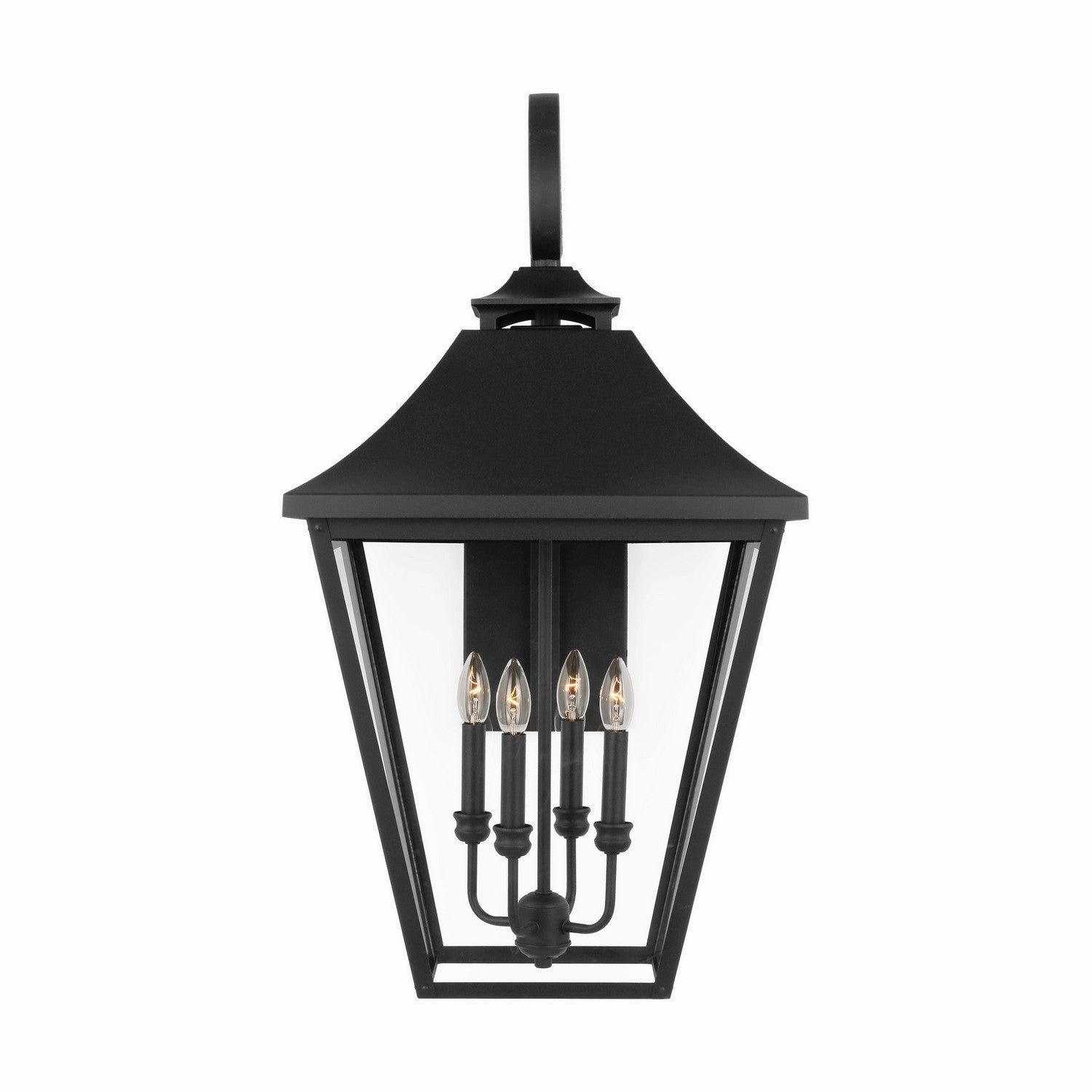 Galena Four Light Outdoor Wall Sconce Textured BlackOutdoor wall sconces with motion sensor