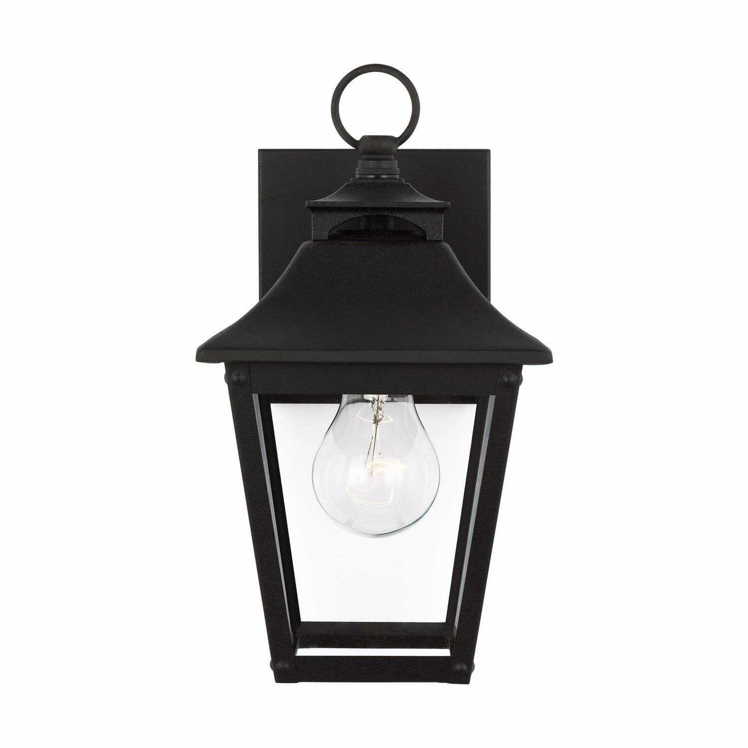 Galena One Light Outdoor Wall Sconce Textured BlackOutdoor wall sconces with motion sensor