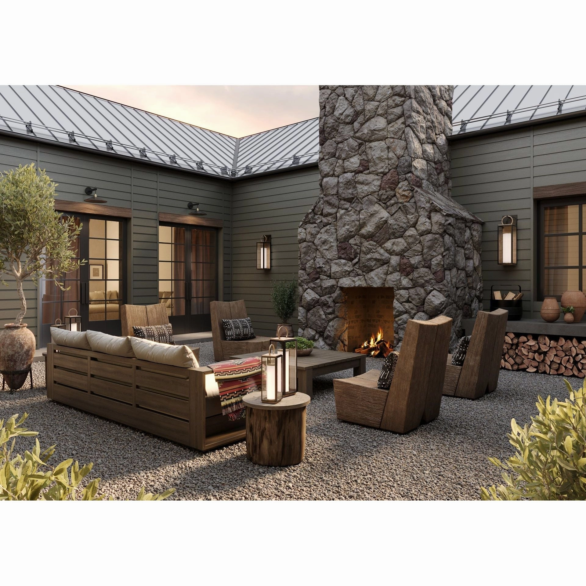 Gareth 1-Light Outdoor Wall Sconce