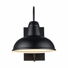 Gaviota One Light Outdoor Wall Mount BlackOutdoor wall sconces with motion sensor