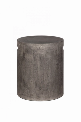 Gavrin Round Side Table With Handle - Dark Greyoutdoor patio furniture set