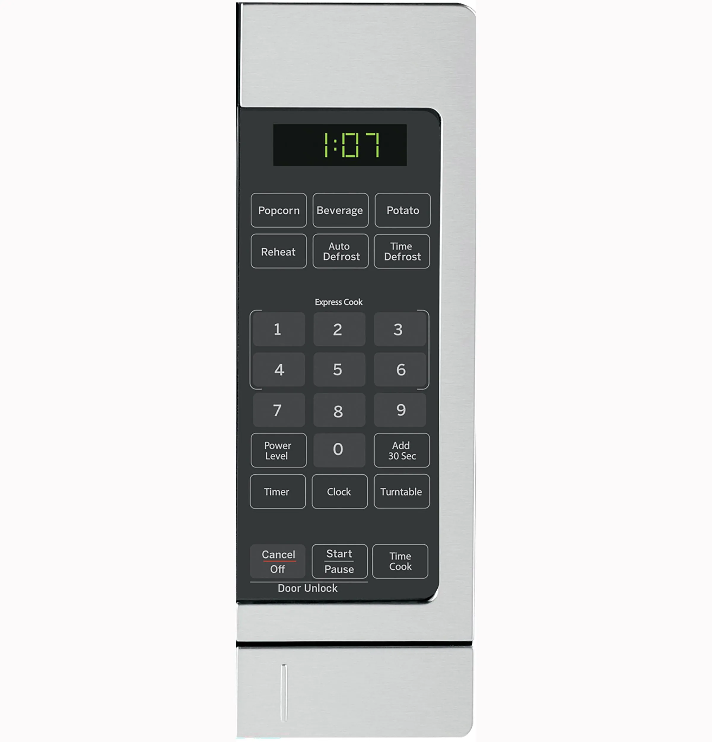 Ge Appliances GCHK07N1WSS Ge? 0.7 Cu. Ft. Spacemaker? Countertop Microwave Oven