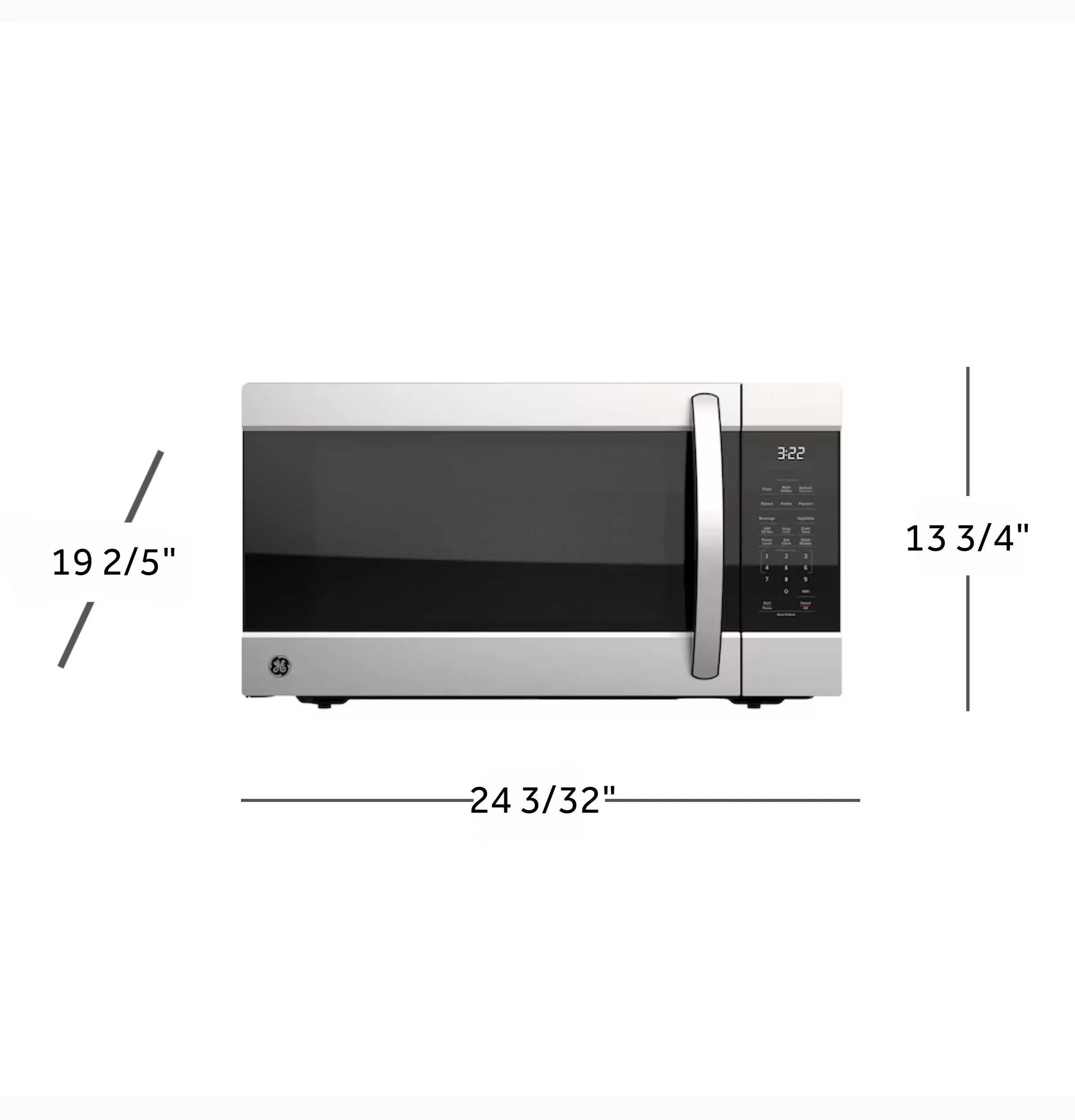 Ge Appliances GCSH22U1WSS Ge? 2.2 Cu. Ft. Capacity Countertop Microwave Oven