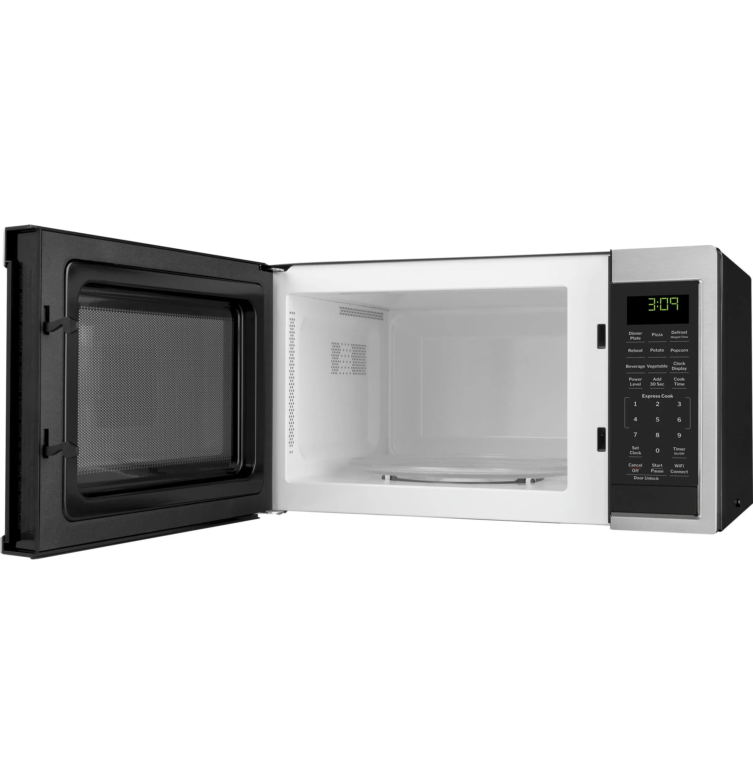 Ge Appliances GCST09U1WSS Ge? 0.9 Cu. Ft. Capacity Smart Countertop Microwave Oven With Scan-To-Cook Technology