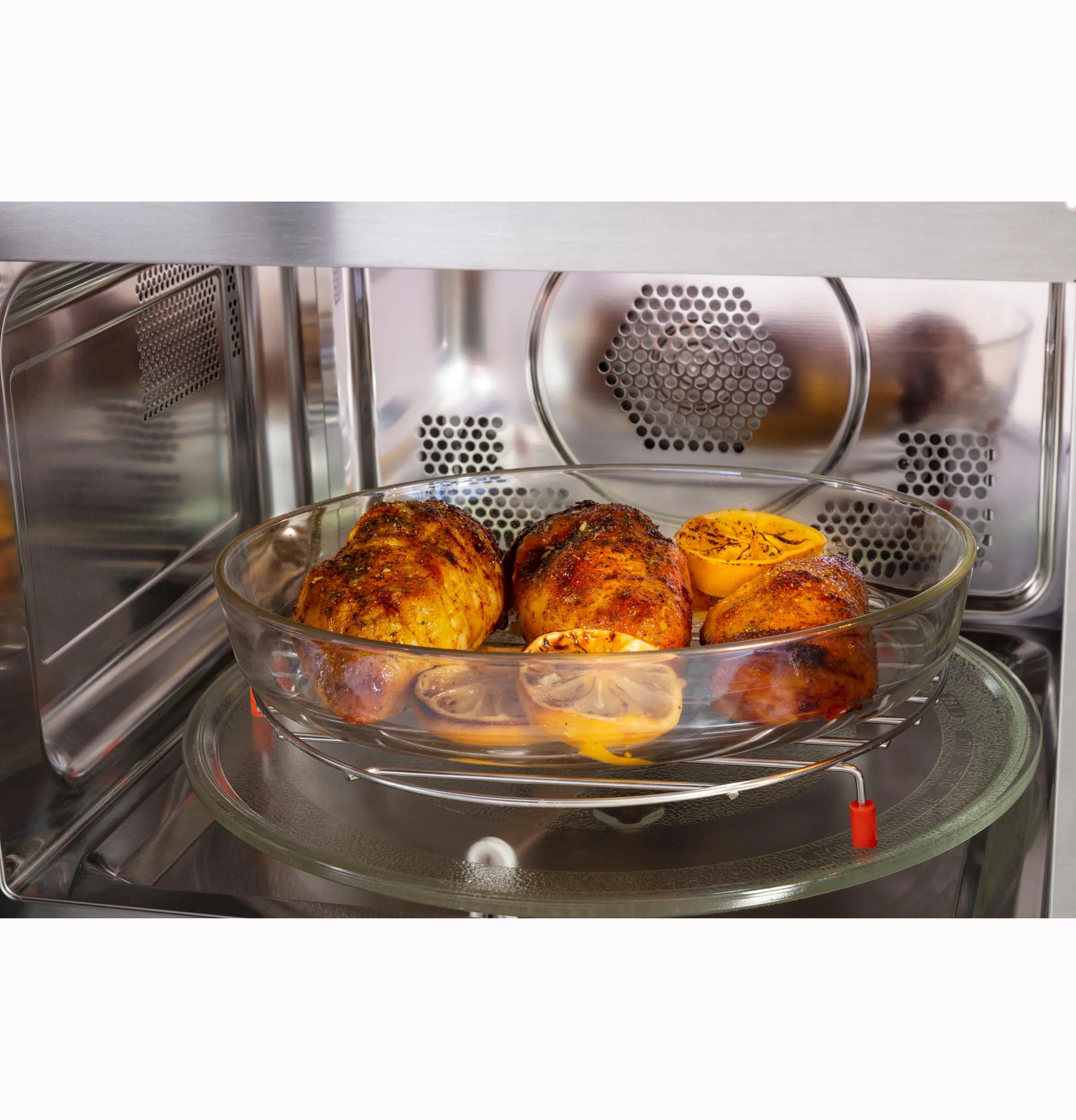 Ge Appliances GCST10A1WSS Ge? 1.0 Cu. Ft. Capacity Countertop Convection Microwave Oven With Air Fry