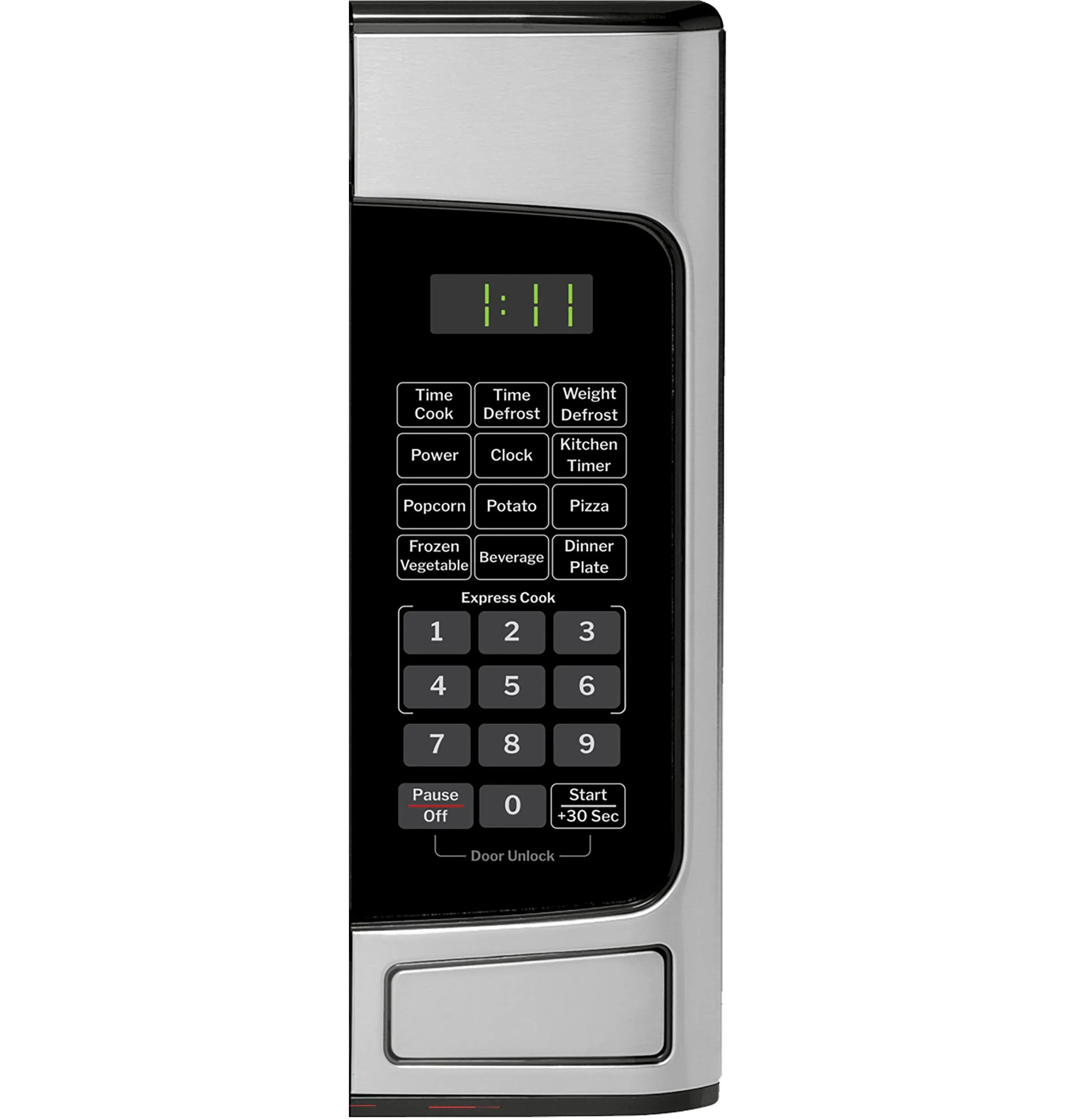 Ge Appliances GCST11N1WSS Ge? 1.1 Cu. Ft. Capacity Countertop Microwave Oven