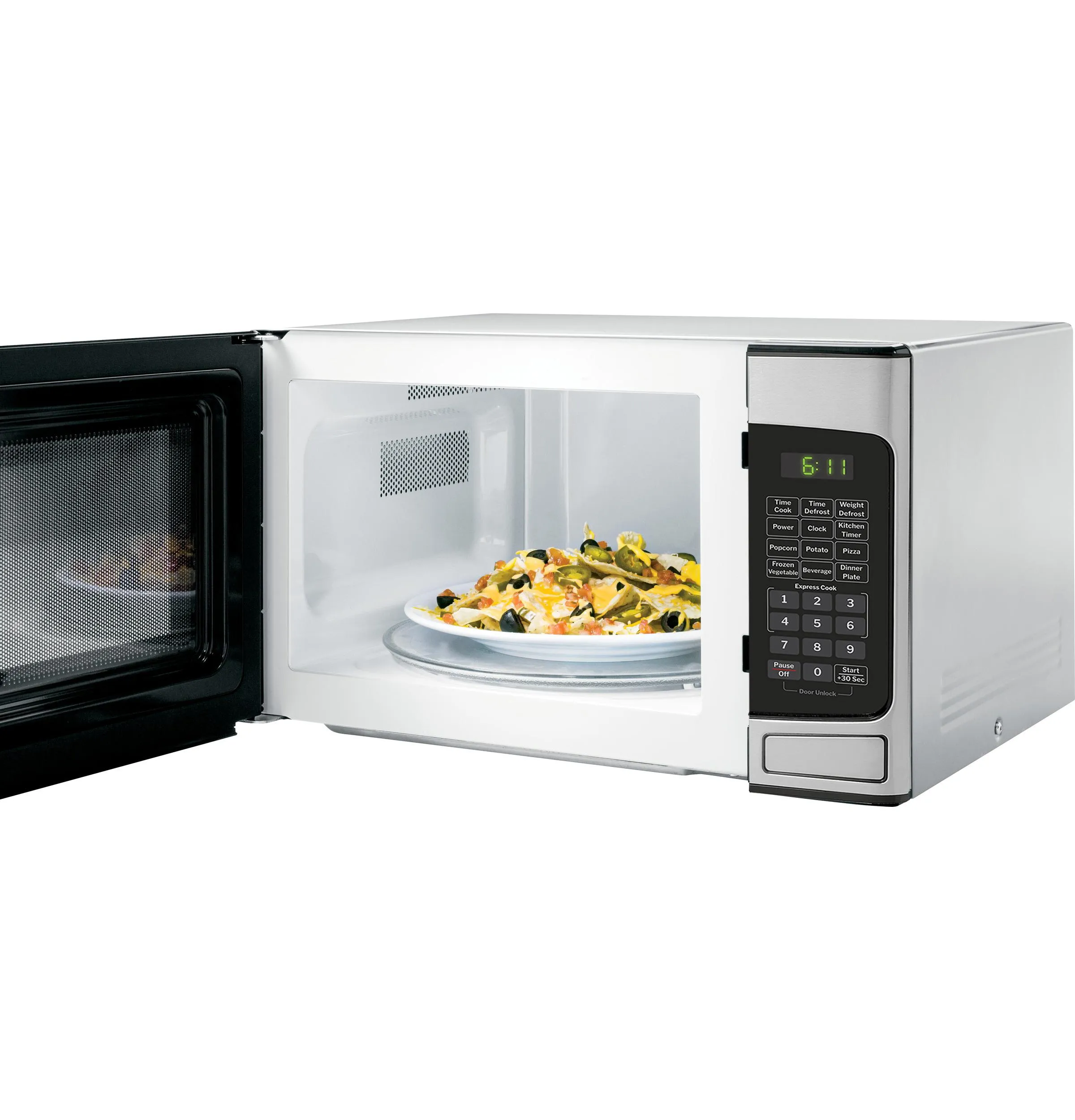 Ge Appliances GCST11X1WSS Ge? 1.1 Cu. Ft. Capacity Countertop Microwave Oven