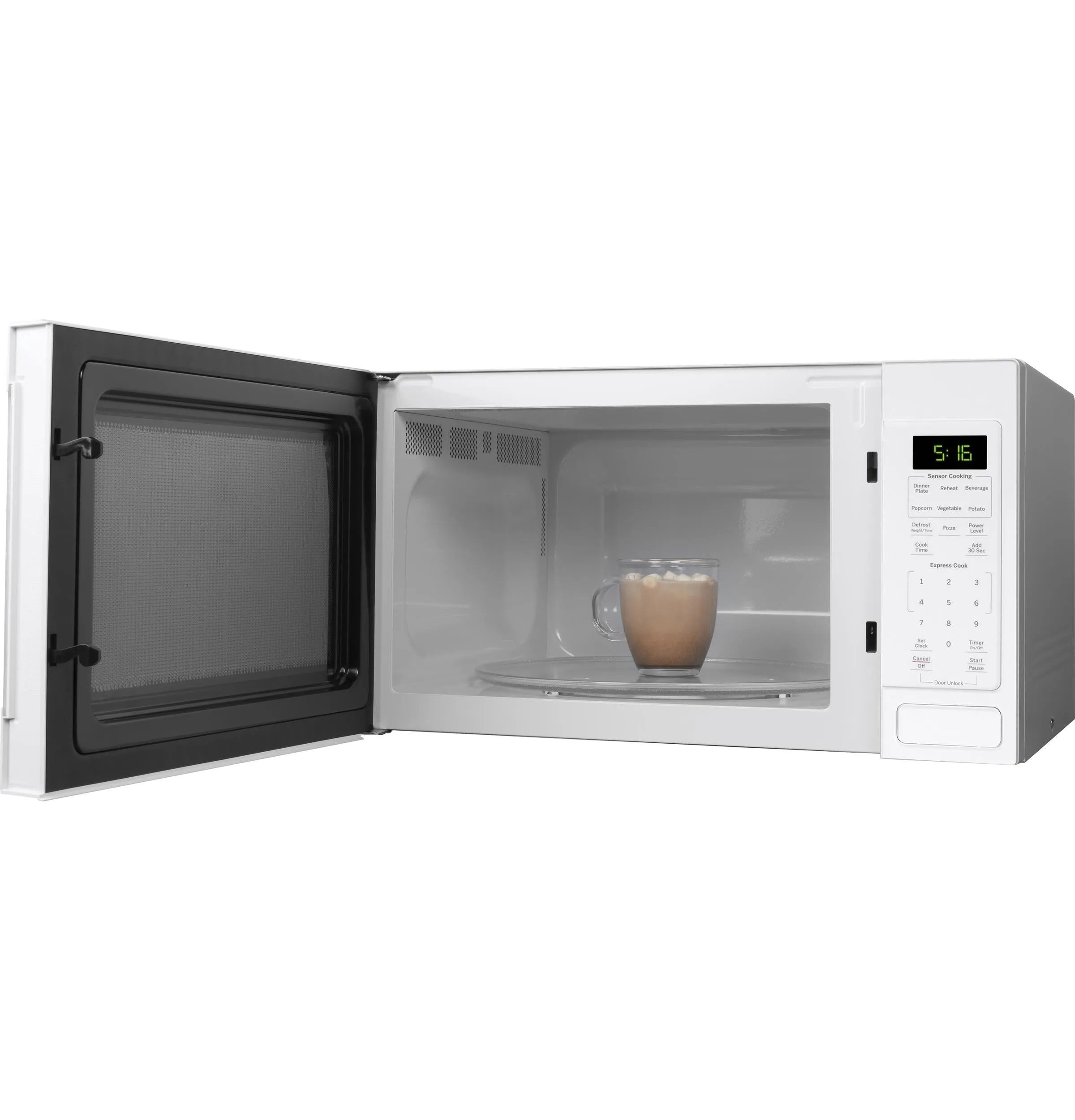 Ge Appliances GCST16S1WWW Ge? 1.6 Cu. Ft. Countertop Microwave Oven