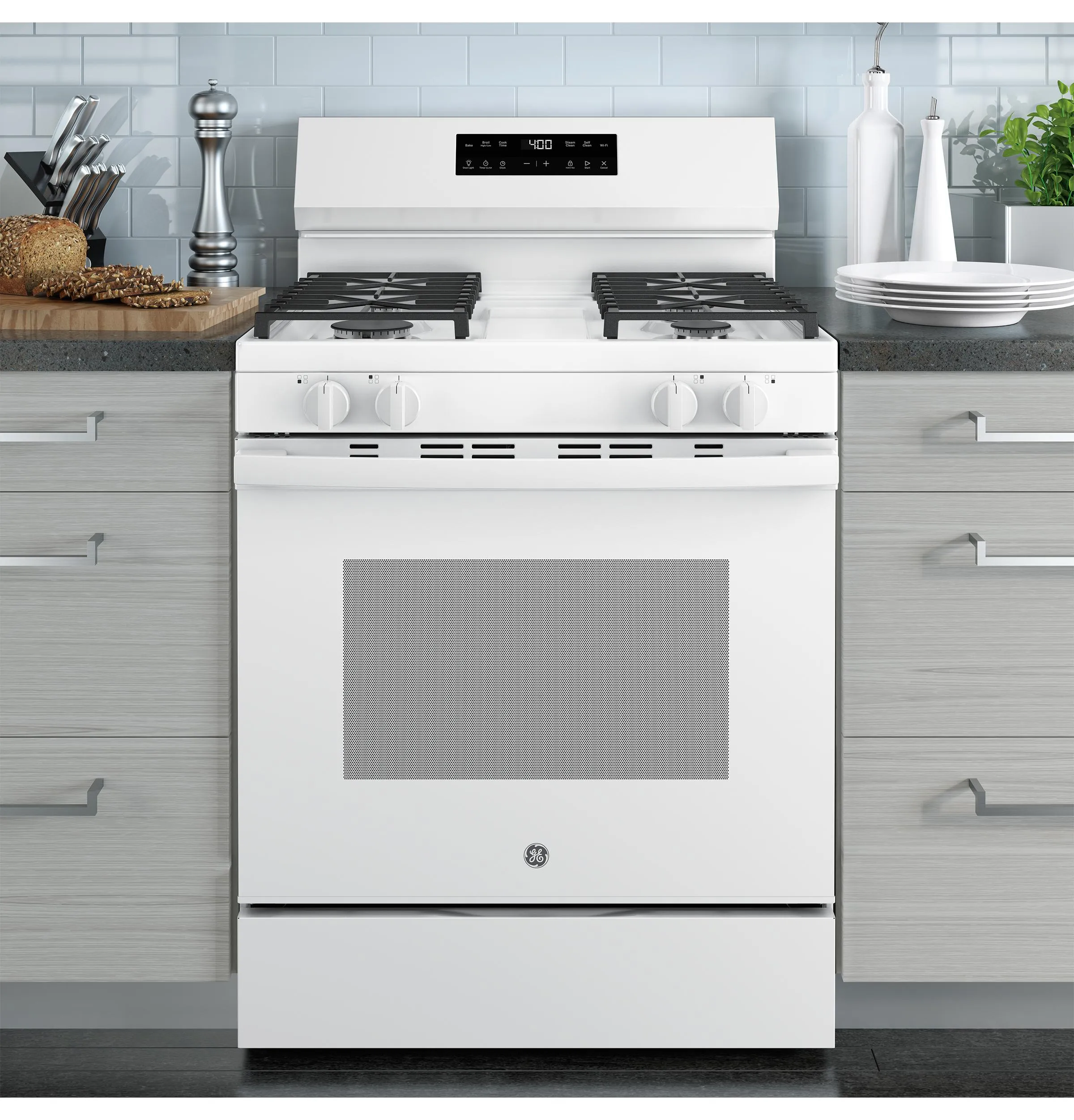 Ge Appliances GGF400PVWW Ge? 30" Free-Standing Gas Range