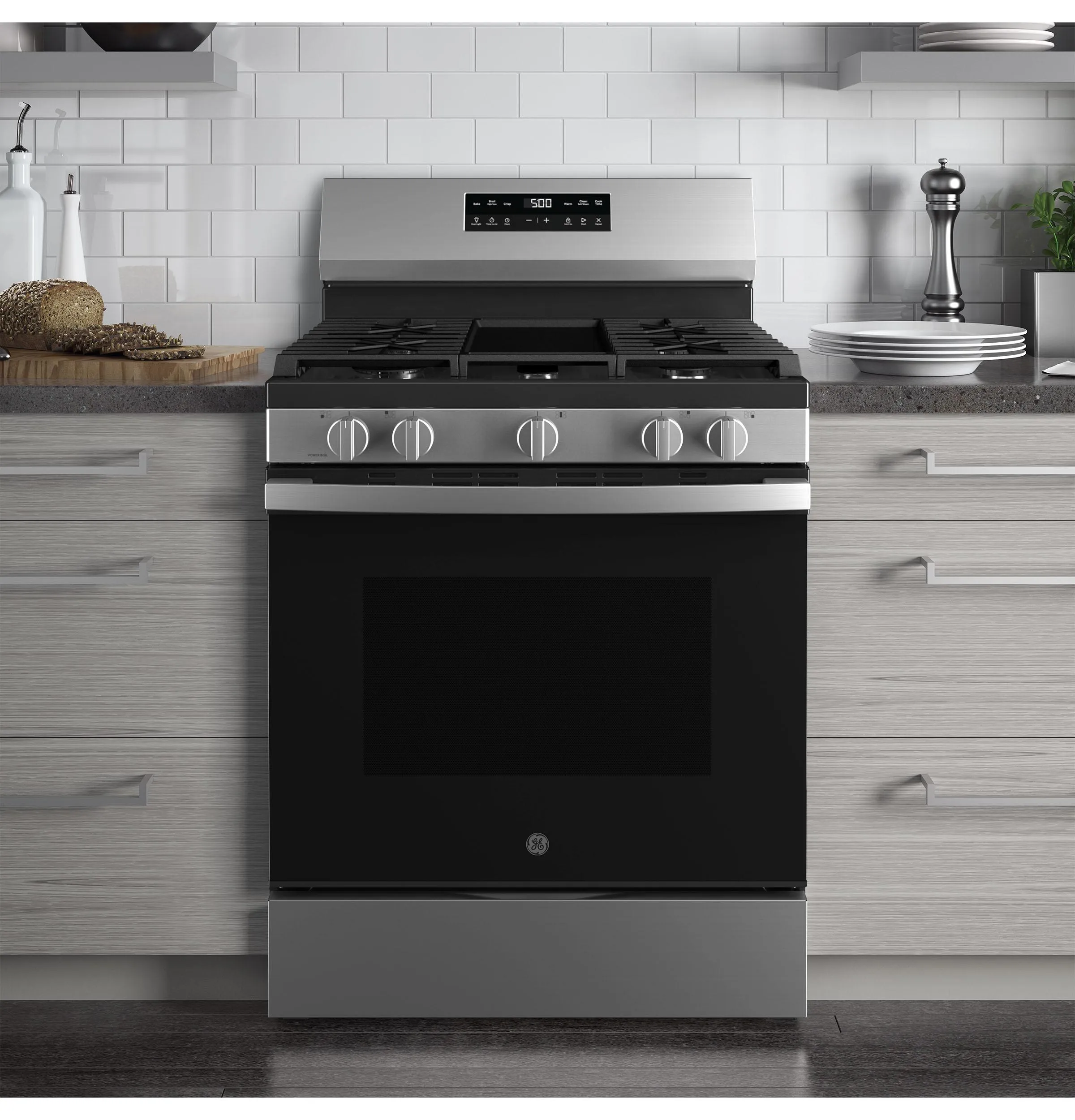 Ge Appliances GGF500PVSS Ge? 30" Free-Standing Gas Range With Crisp Mode