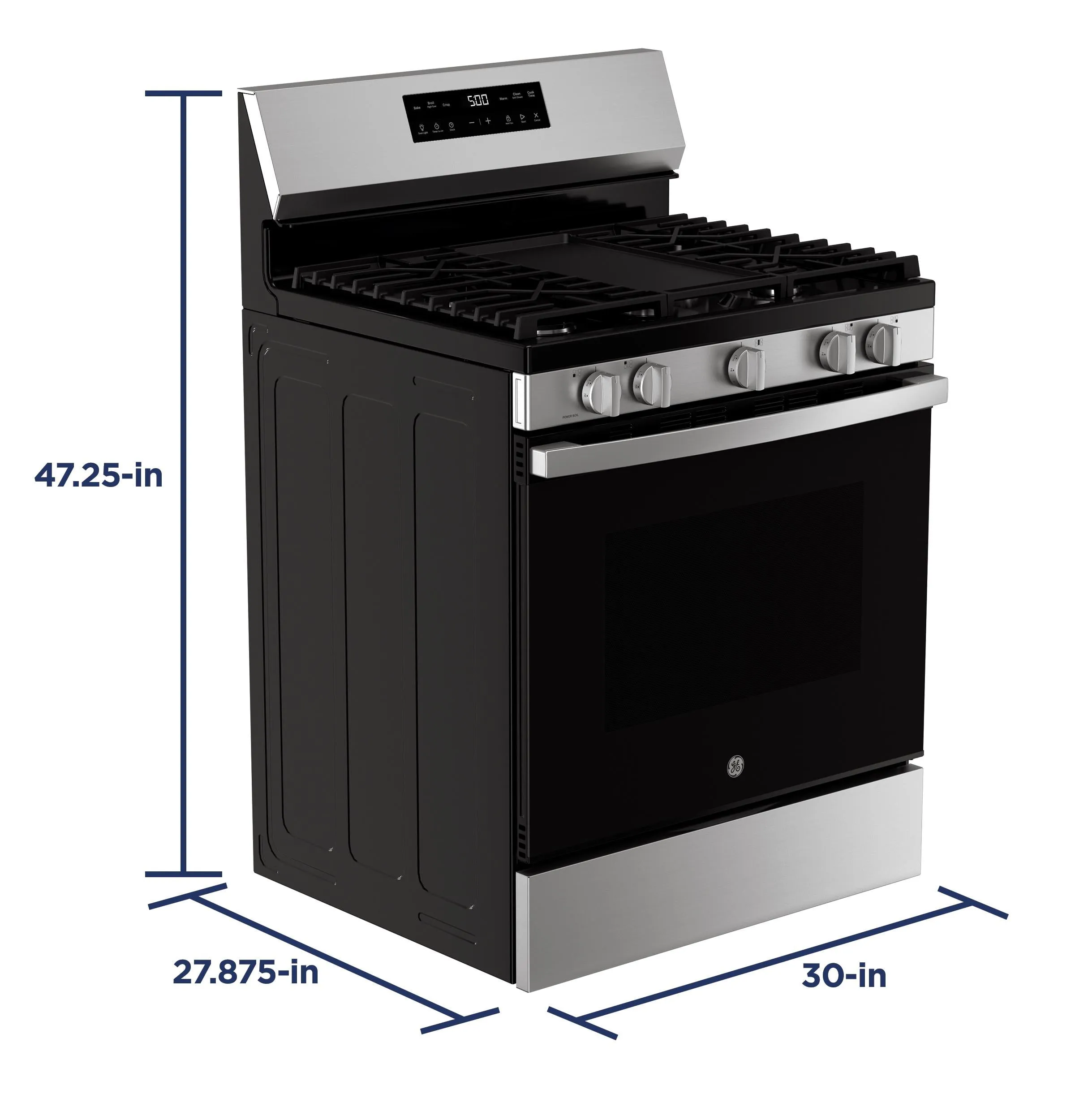 Ge Appliances GGF500PVSS Ge? 30" Free-Standing Gas Range With Crisp Mode