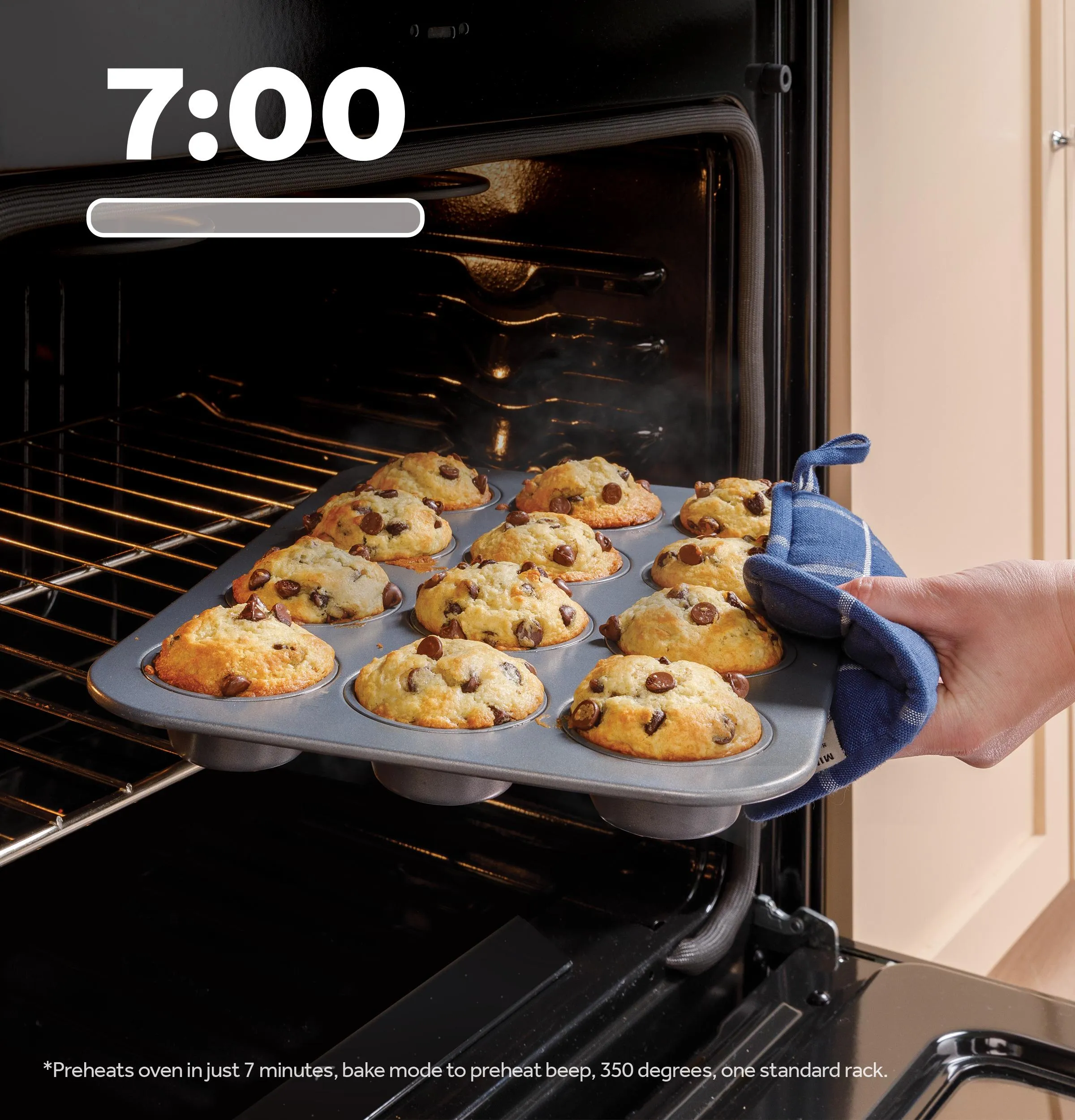 Ge Appliances GGS600AVFS Ge? 30" Slide-In Front-Control Convection Gas Range With No Preheat Air Fry And Easywash&#8482; Oven Tray