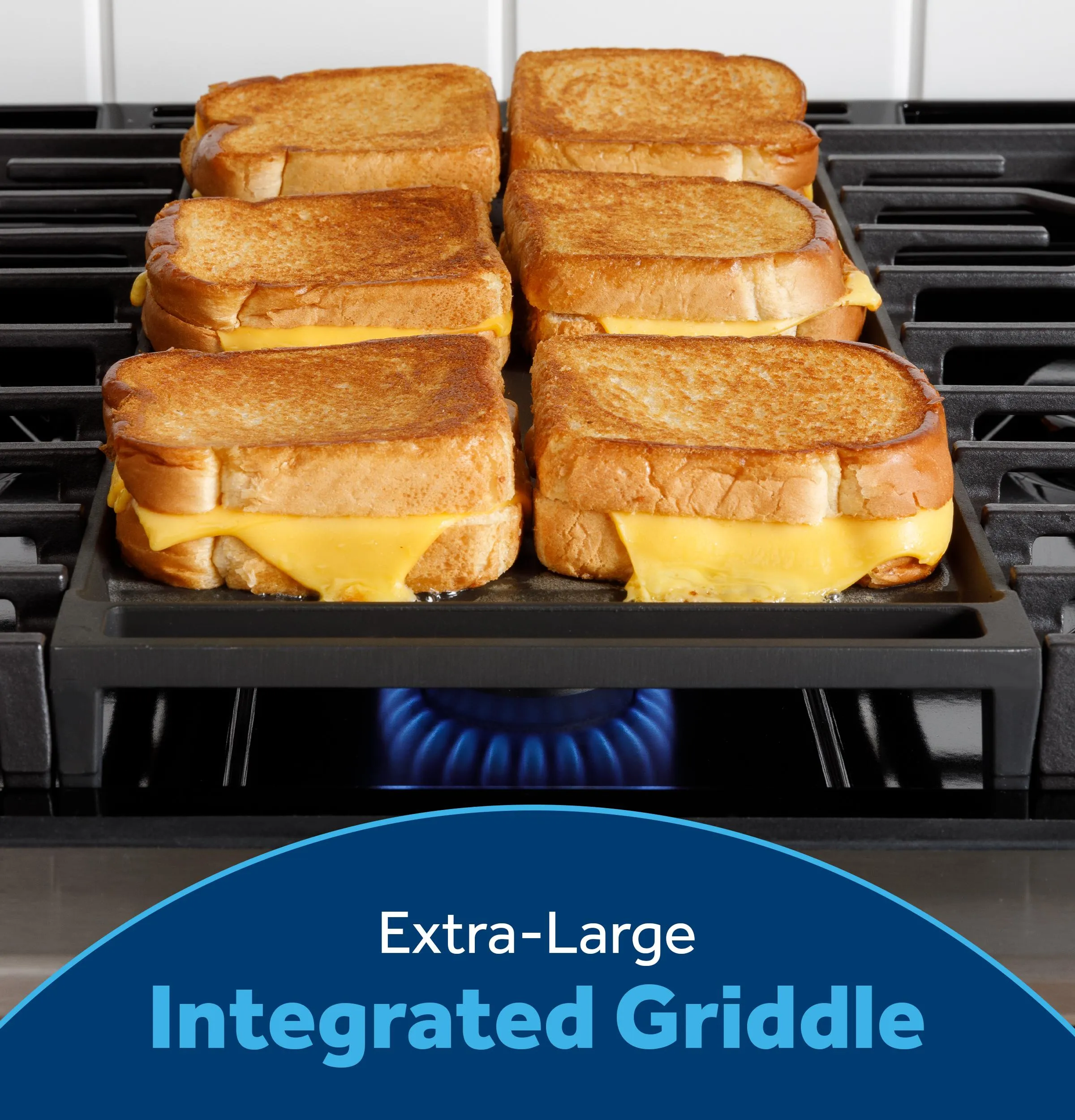 Ge Appliances GGS600AVFS Ge? 30" Slide-In Front-Control Convection Gas Range With No Preheat Air Fry And Easywash&#8482; Oven Tray