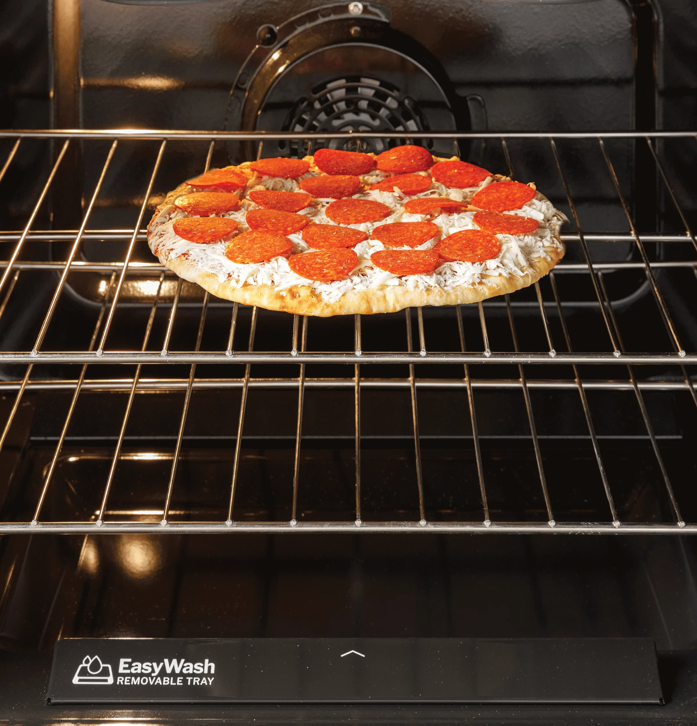 Ge Appliances GGS600AVFS Ge? 30" Slide-In Front-Control Convection Gas Range With No Preheat Air Fry And Easywash&#8482; Oven Tray
