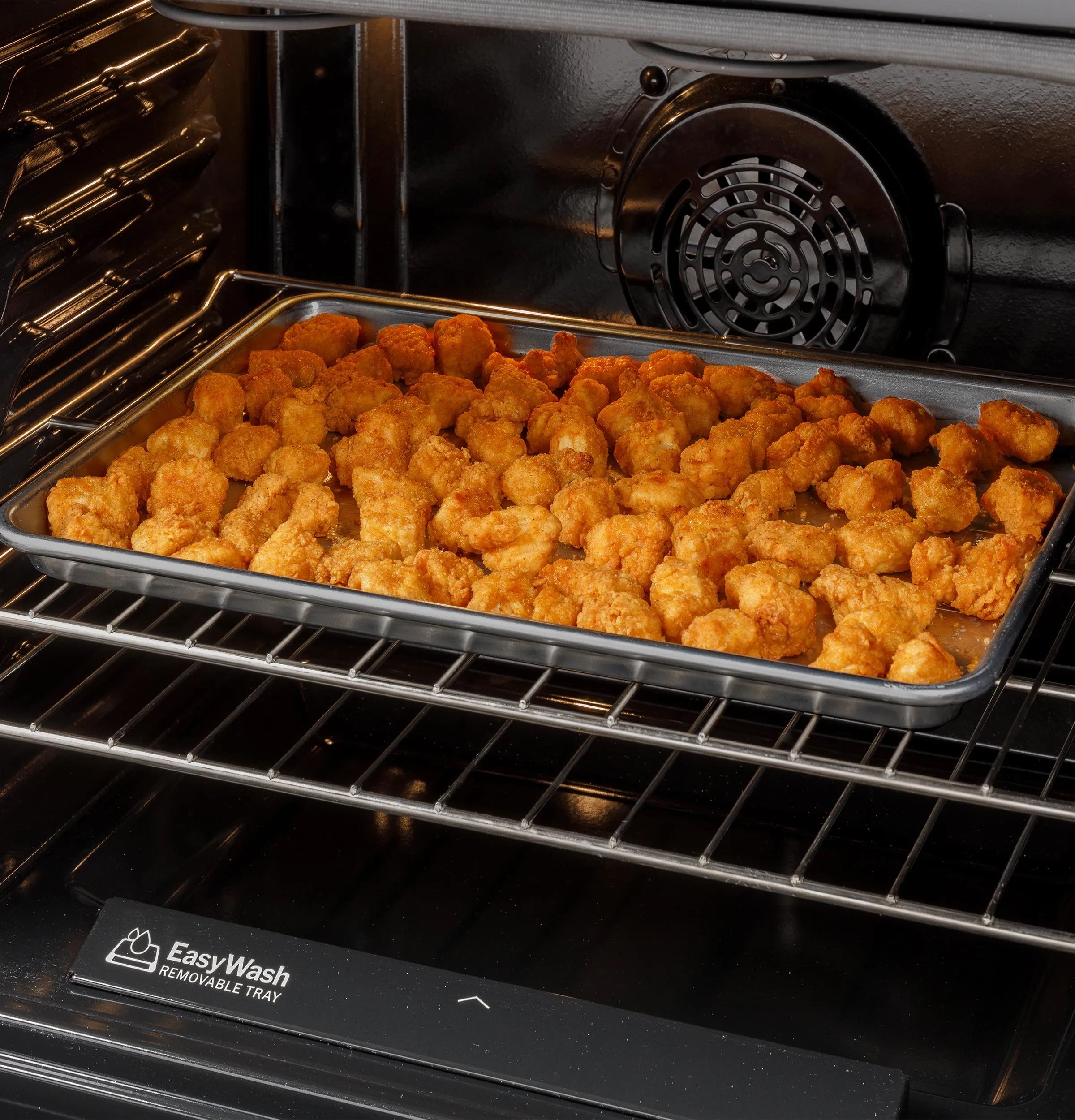 Ge Appliances GGS600AVFS Ge? 30" Slide-In Front-Control Convection Gas Range With No Preheat Air Fry And Easywash&#8482; Oven Tray