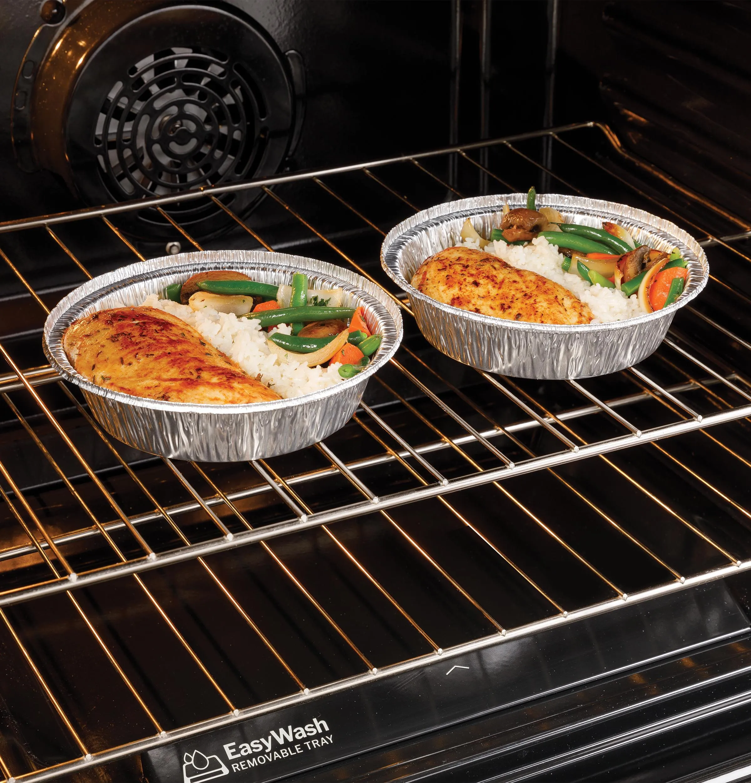 Ge Appliances GGS600AVFS Ge? 30" Slide-In Front-Control Convection Gas Range With No Preheat Air Fry And Easywash&#8482; Oven Tray