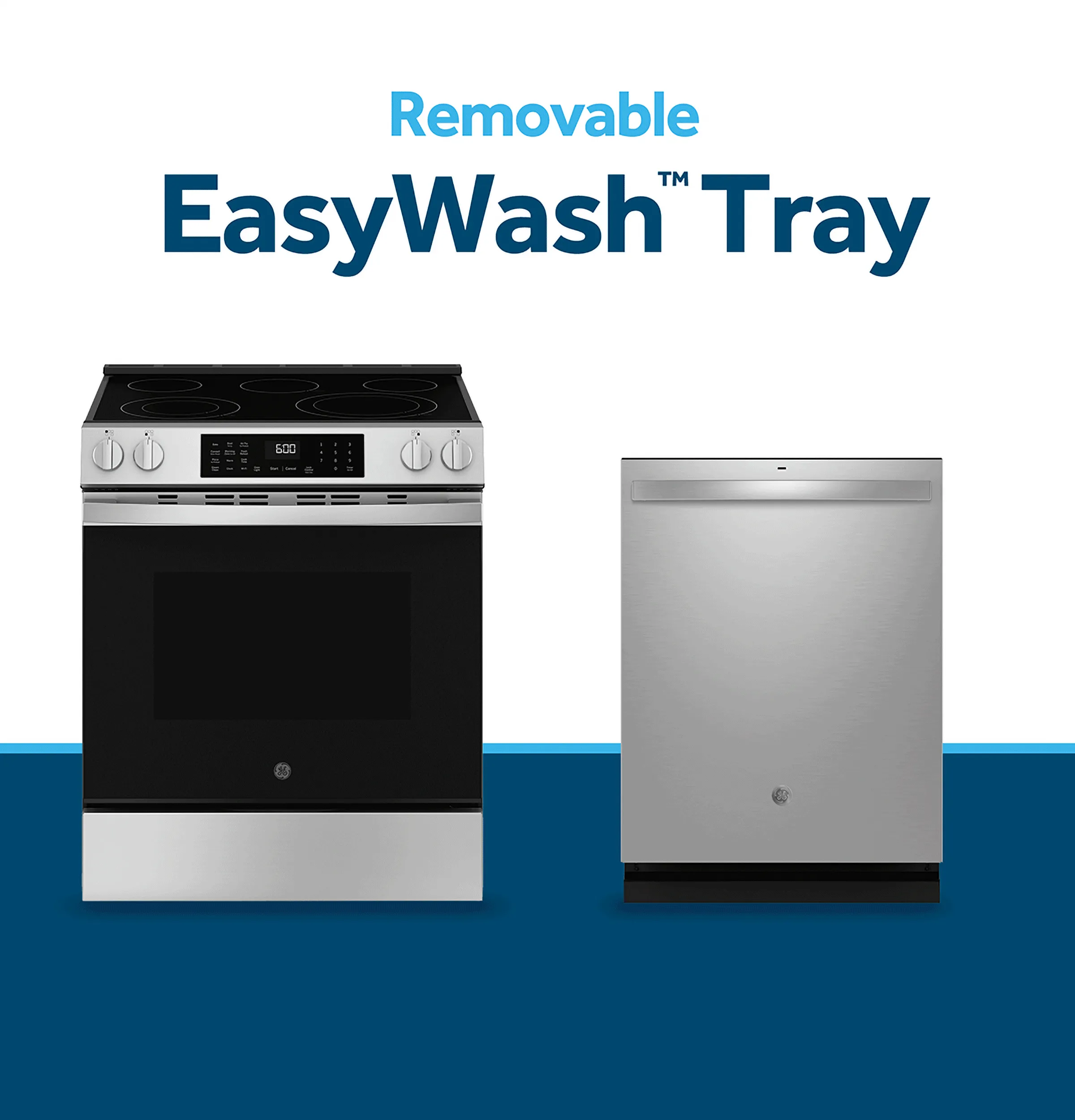 Ge Appliances GGS600AVFS Ge? 30" Slide-In Front-Control Convection Gas Range With No Preheat Air Fry And Easywash&#8482; Oven Tray