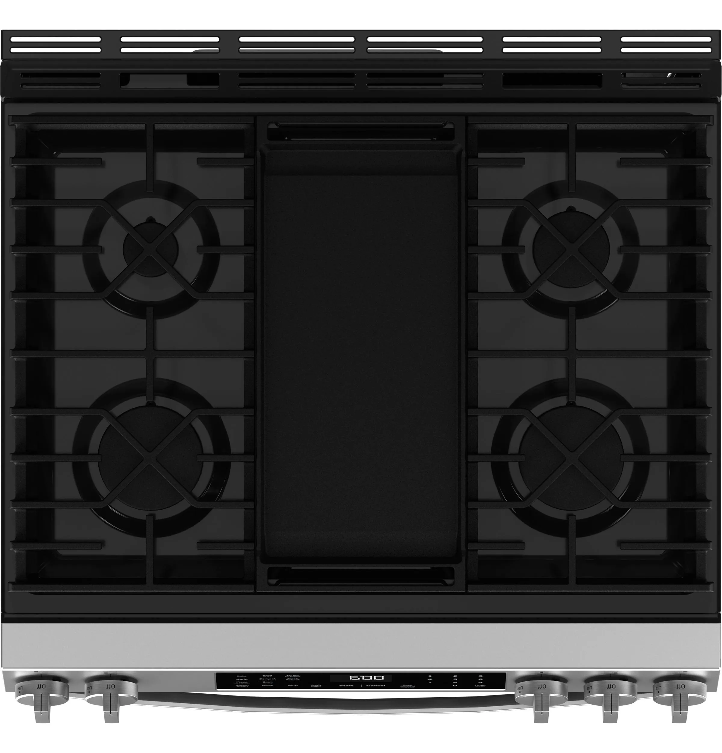 Ge Appliances GGS600AVFS Ge? 30" Slide-In Front-Control Convection Gas Range With No Preheat Air Fry And Easywash&#8482; Oven Tray