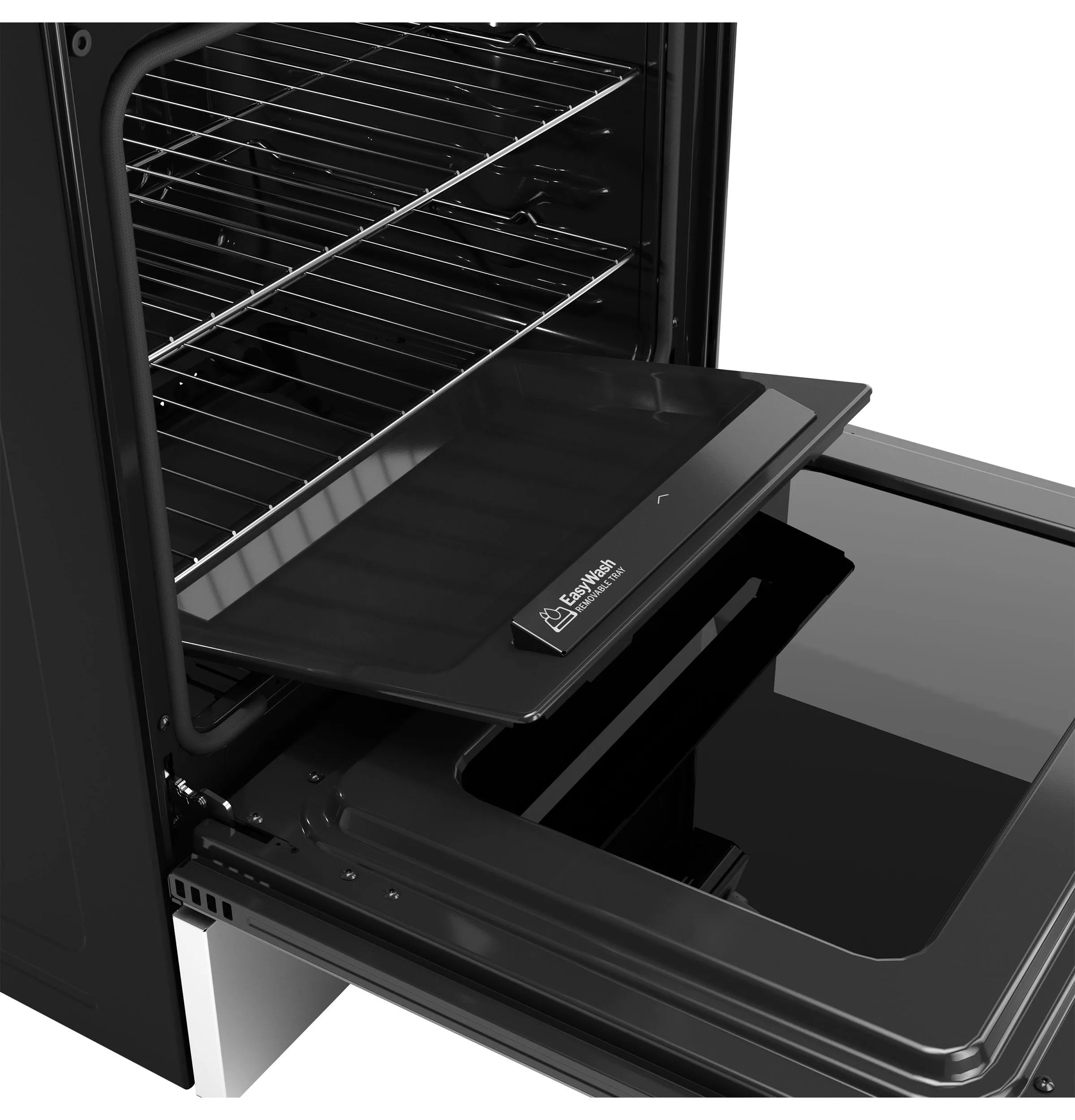 Ge Appliances GGS600AVFS Ge? 30" Slide-In Front-Control Convection Gas Range With No Preheat Air Fry And Easywash&#8482; Oven Tray