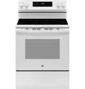 Ge Appliances GRF600AVWW Ge? 30" Free-Standing Electric Convection Range With No Preheat Air Fry And Easywash&#8482; Oven Tray