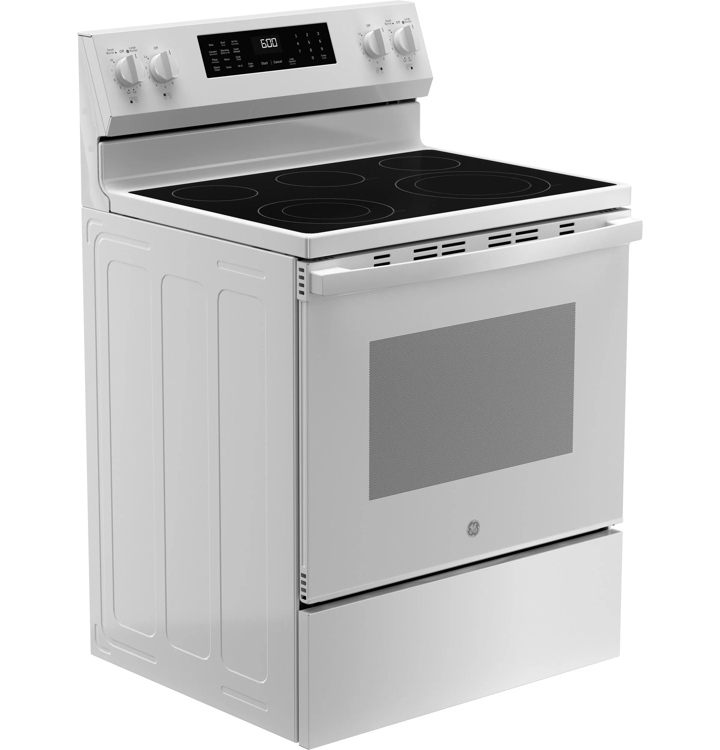 Ge Appliances GRF600AVWW Ge? 30" Free-Standing Electric Convection Range With No Preheat Air Fry And Easywash&#8482; Oven Tray