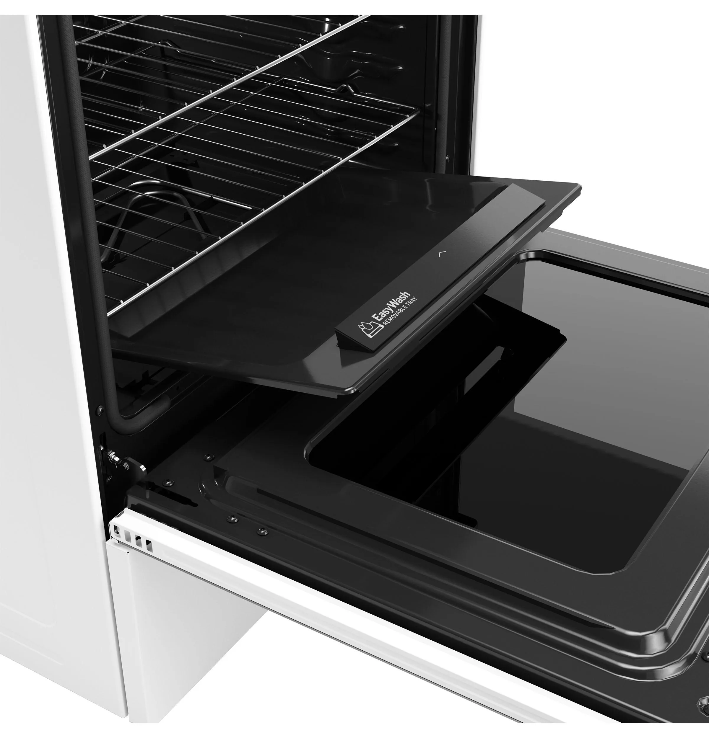 Ge Appliances GRF600AVWW Ge? 30" Free-Standing Electric Convection Range With No Preheat Air Fry And Easywash&#8482; Oven Tray