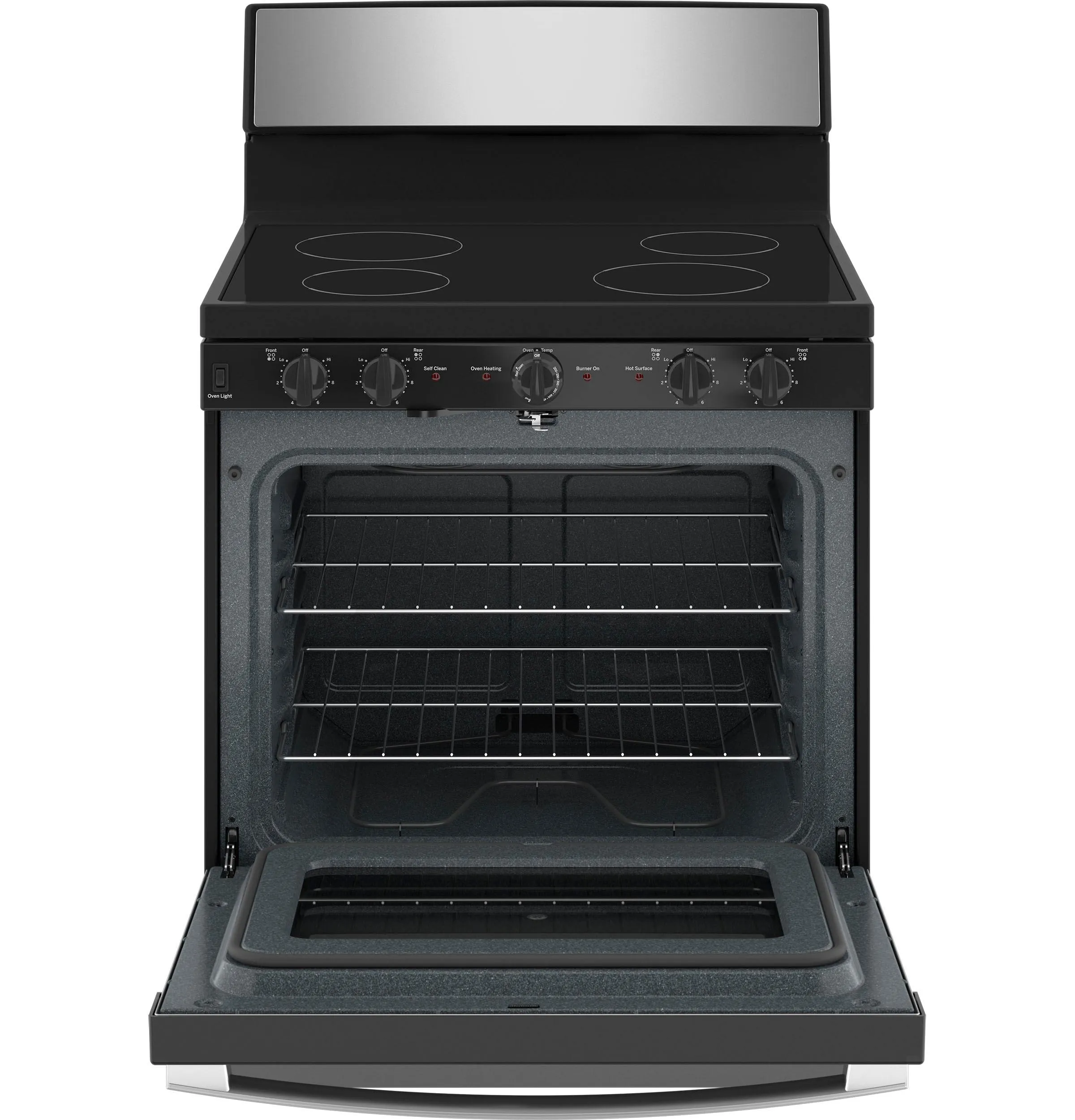 Ge Appliances JB480SYSS Ge? Energy Star? 30" Free-Standing Electric Radiant Smooth Cooktop Range