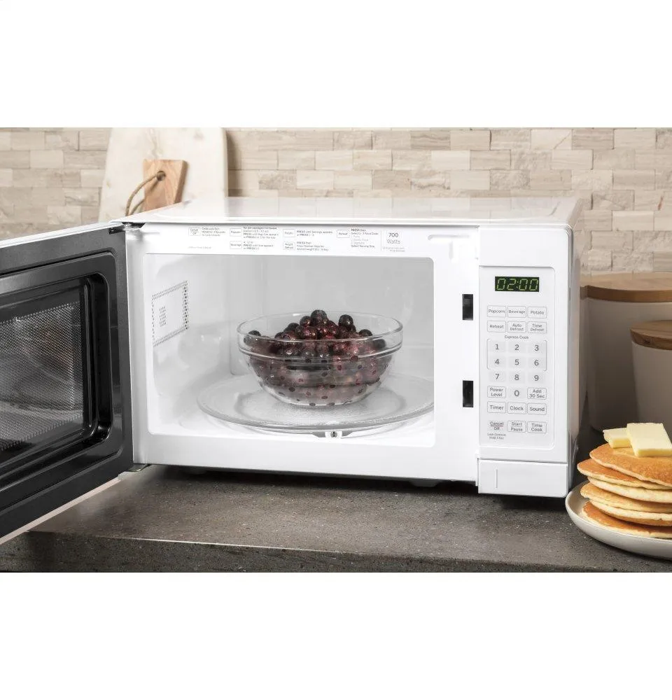 Ge Appliances JES1072DMWW Ge? 0.7 Cu. Ft. Capacity Countertop Microwave Oven