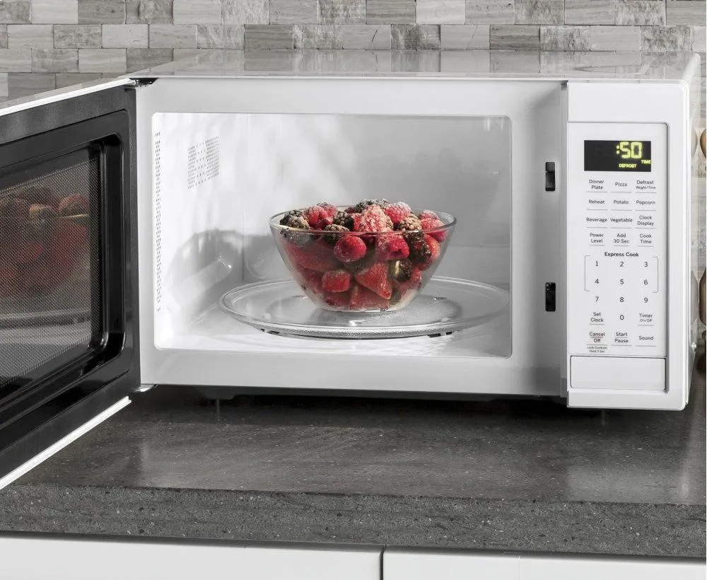 Ge Appliances JES1095DMWW Ge? 0.9 Cu. Ft. Capacity Countertop Microwave Oven
