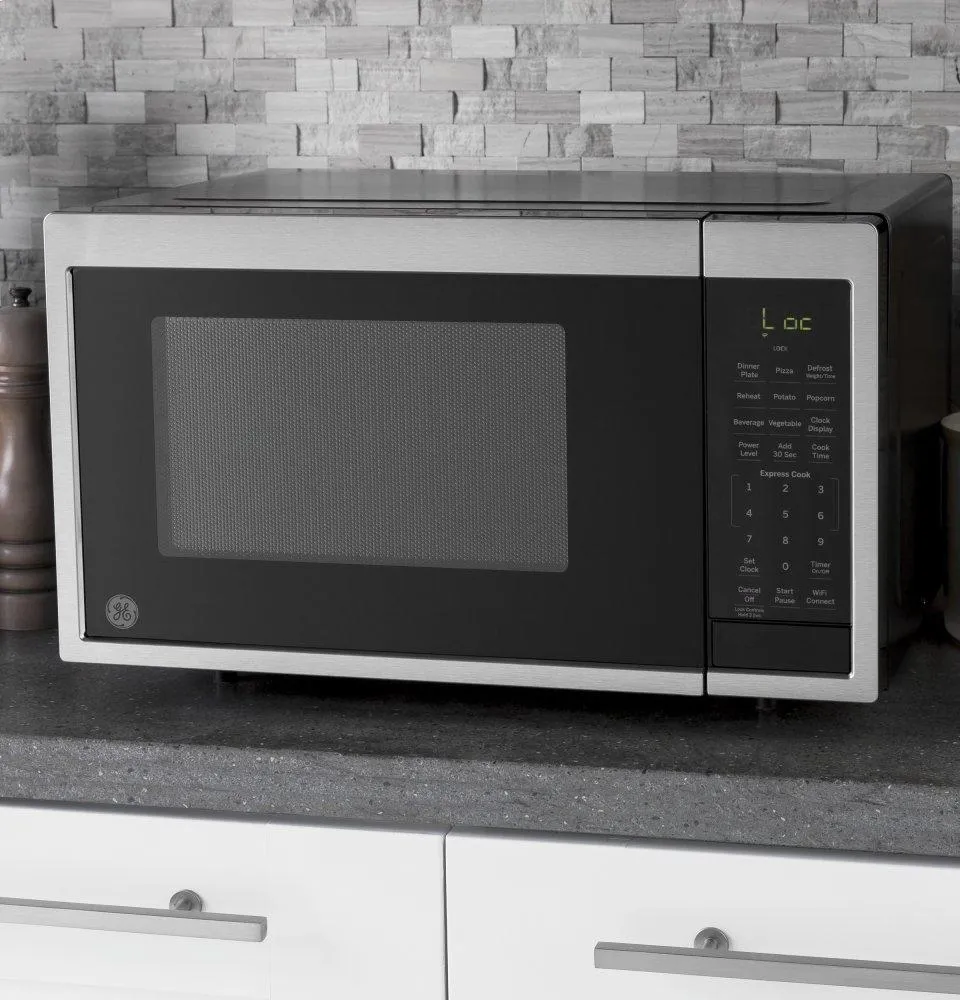 Ge Appliances JES1097SMSS Ge? 0.9 Cu. Ft. Capacity Smart Countertop Microwave Oven With Scan-To-Cook Technology