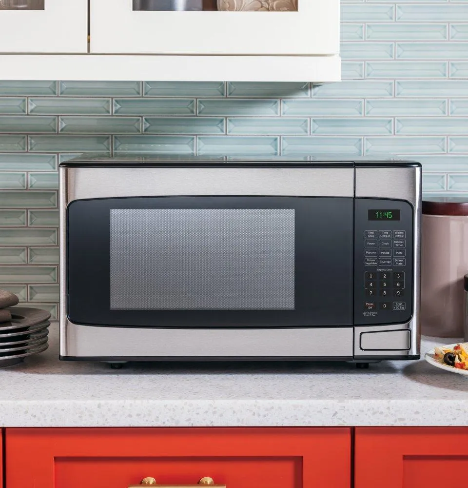 Ge Appliances JES1145SHSS Ge? 1.1 Cu. Ft. Capacity Countertop Microwave Oven