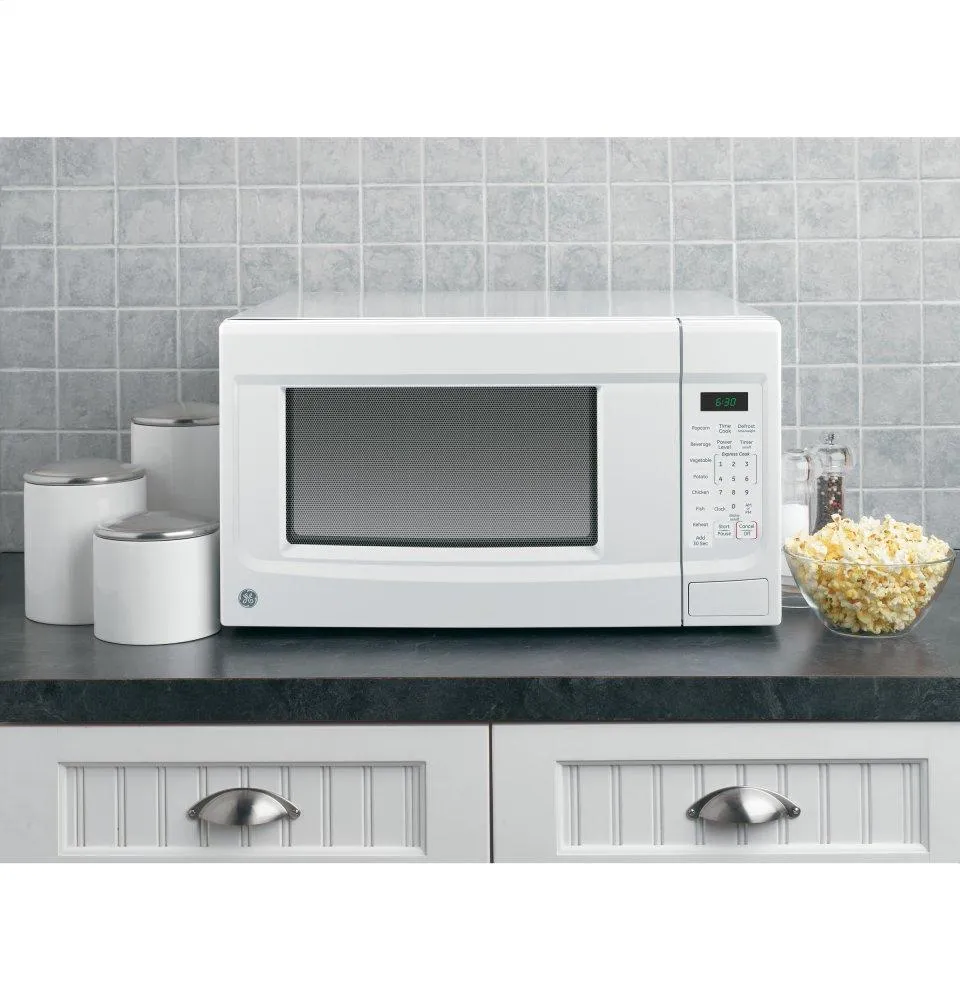 Ge Appliances JES1460DSWW Ge? 1.4 Cu. Ft. Countertop Microwave Oven