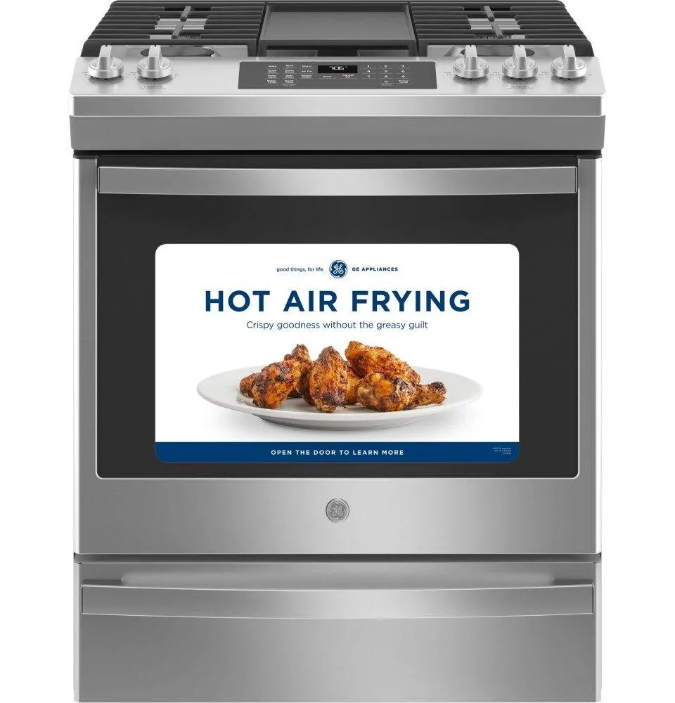 Ge Appliances JGS760SPSS Ge? 30" Slide-In Front-Control Convection Gas Range With No Preheat Air Fry