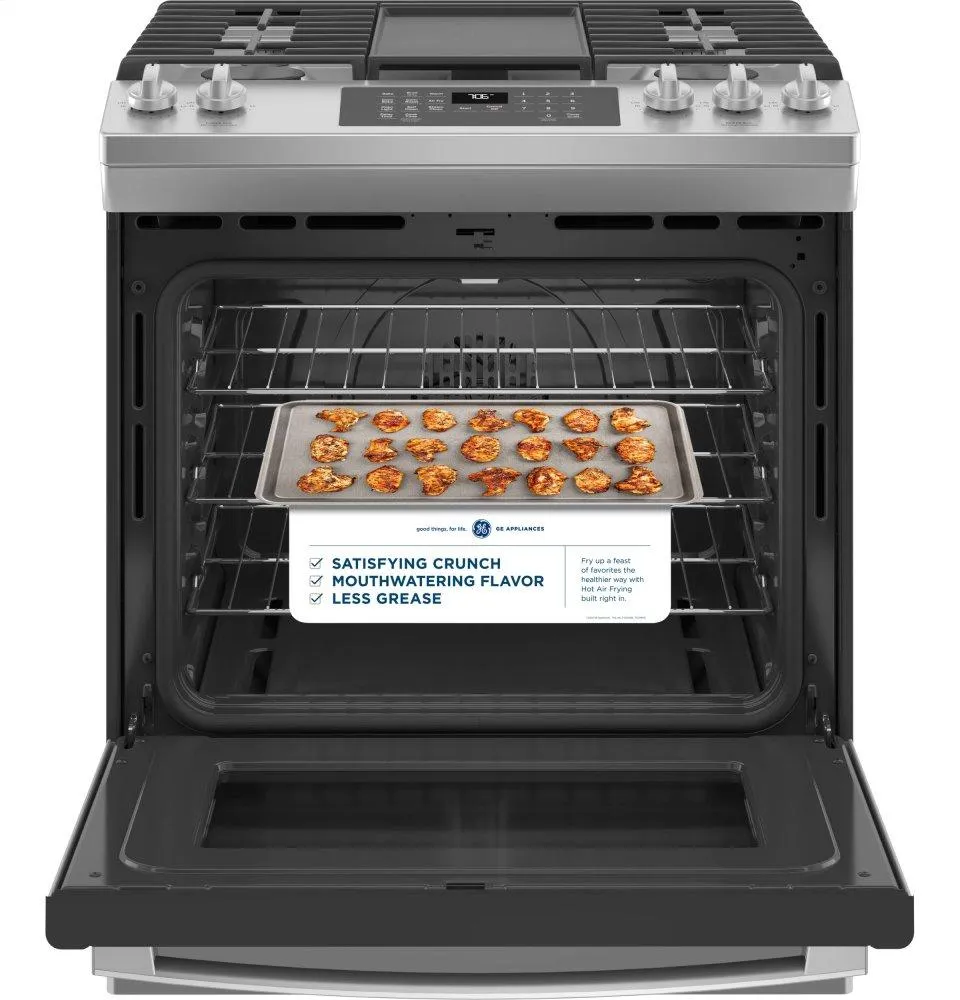 Ge Appliances JGS760SPSS Ge? 30" Slide-In Front-Control Convection Gas Range With No Preheat Air Fry